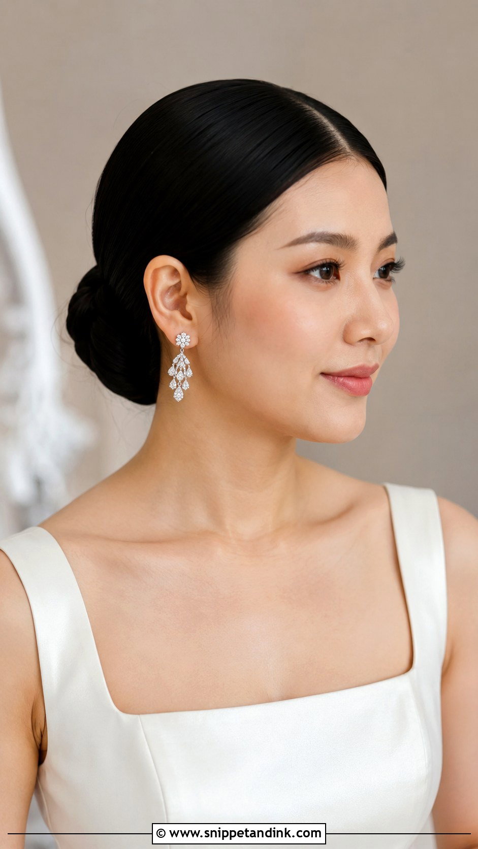How To Do Sleek Bridal Bun Hairstyle - Snippet and Ink - 15 How to Do Bridal Hairstyles