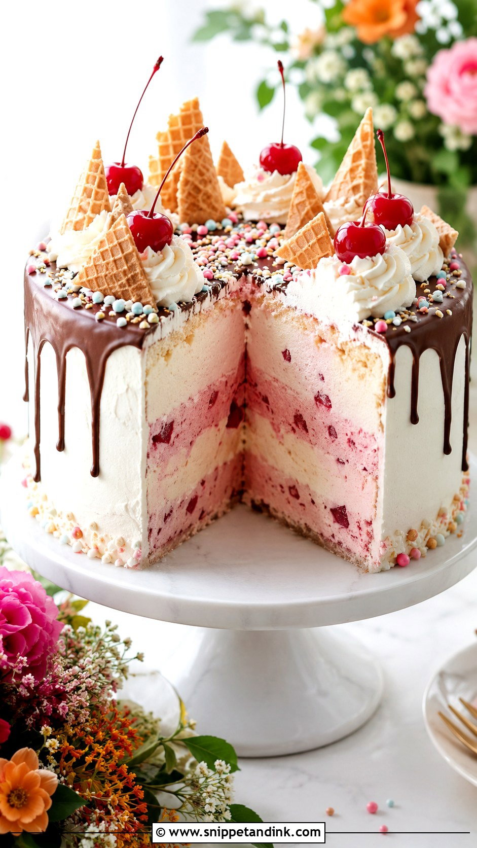 Ice Cream Wedding Cake - Snippet and Ink - 30 Novelty Wedding Cakes
