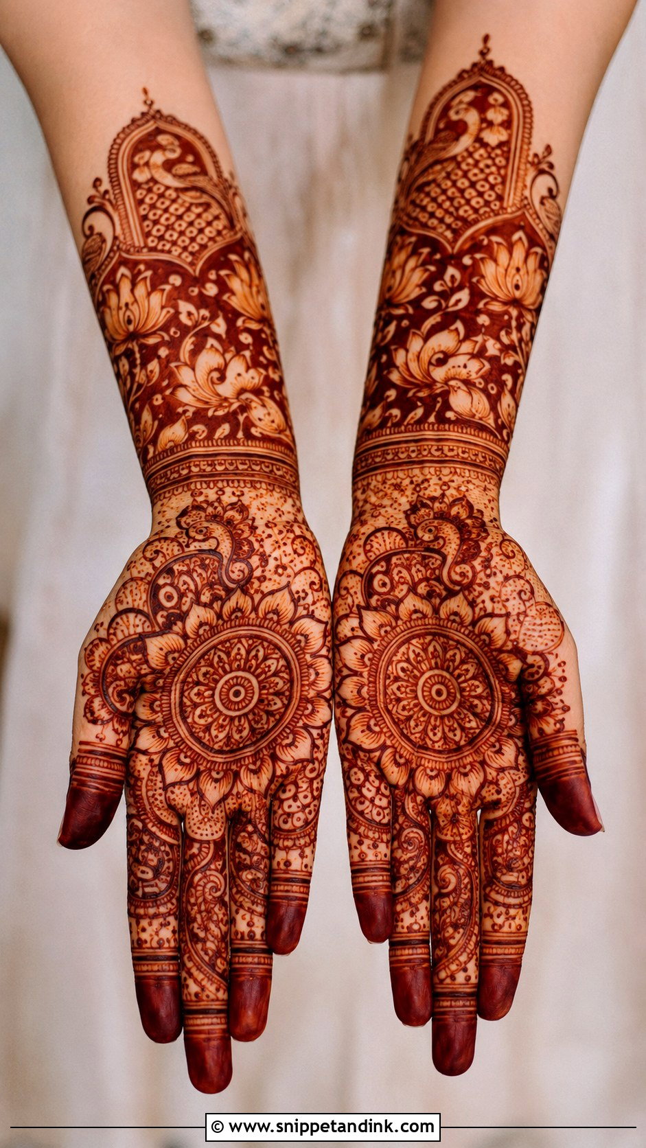 Indian Aesthetic Mehndi Design - Snippet and Ink - 35 Aesthetic Mehndi Designs