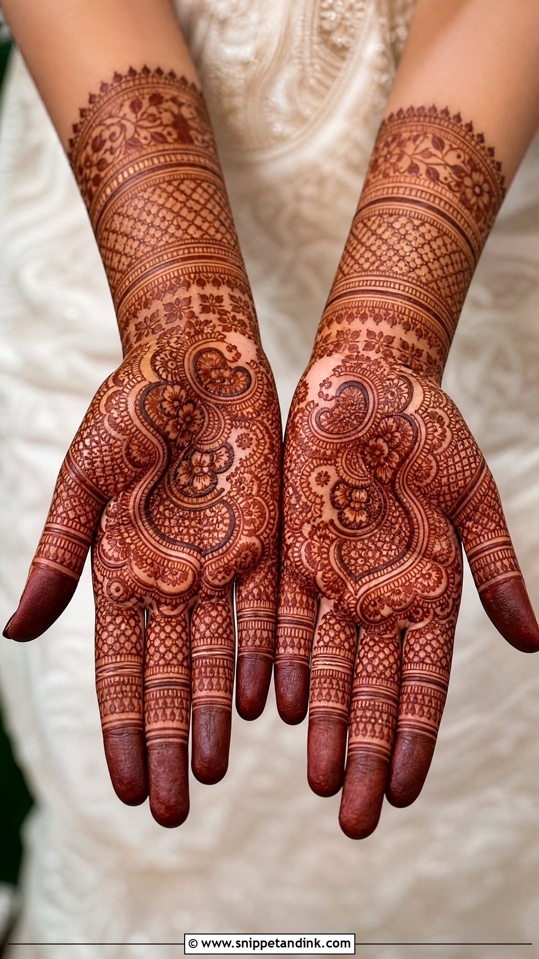Indian Baat Pakki Mehndi Design - Snippet and Ink - 30 Baat Pakki Mehndi Design Ideas