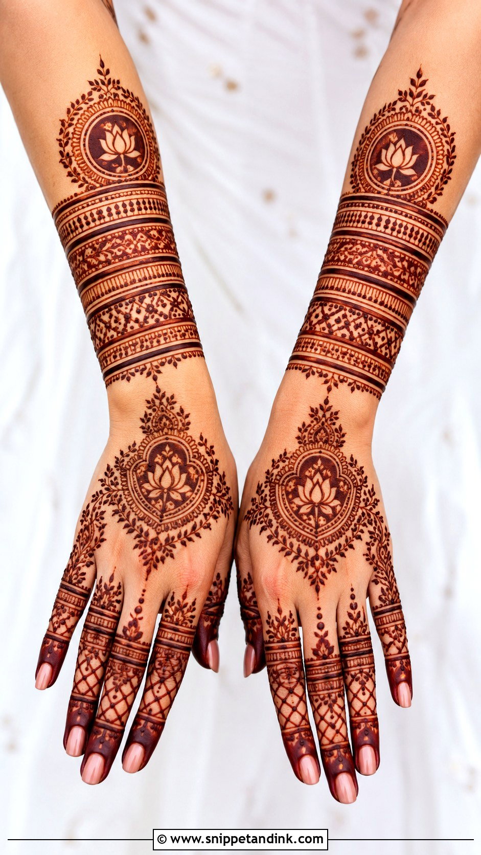 Indian Bangle Mehndi Design - Snippet and Ink - 35 Indian Mehndi Designs