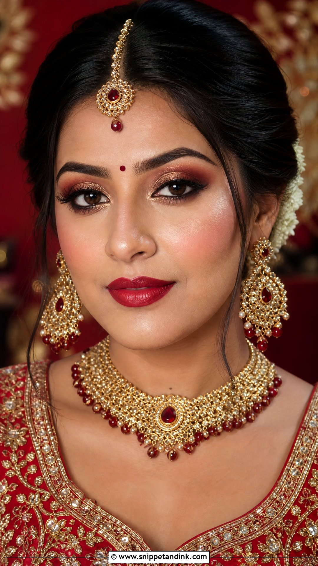 Indian Barat Bridal Makeup - Snippet and Ink - 25 Barat Bridal Makeup Ideas