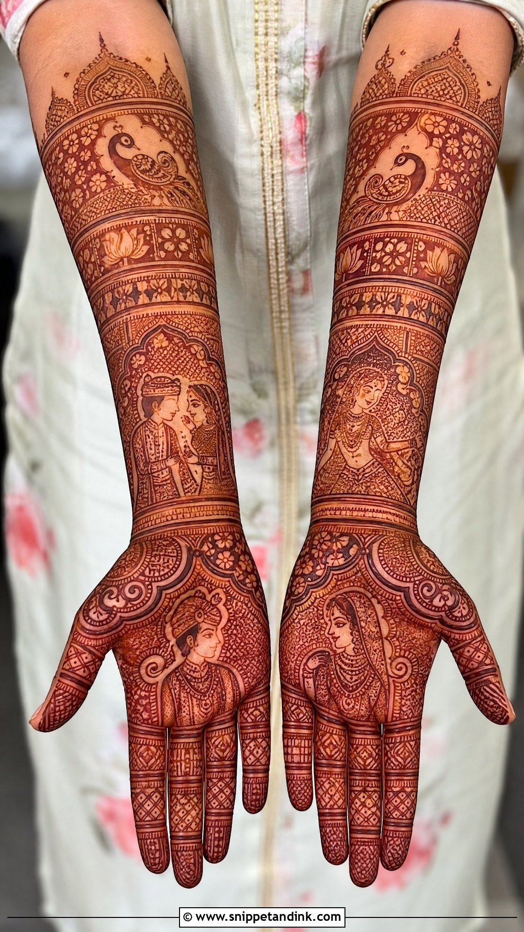 Indian Barat Mehndi Design - Snippet and Ink - 20 Barat Mehndi Design Ideas