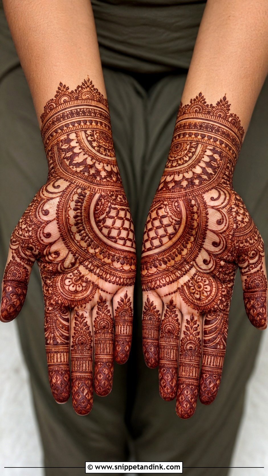 Indian Bel Mehndi Design - Snippet and Ink - 30 Bel Mehndi Designs