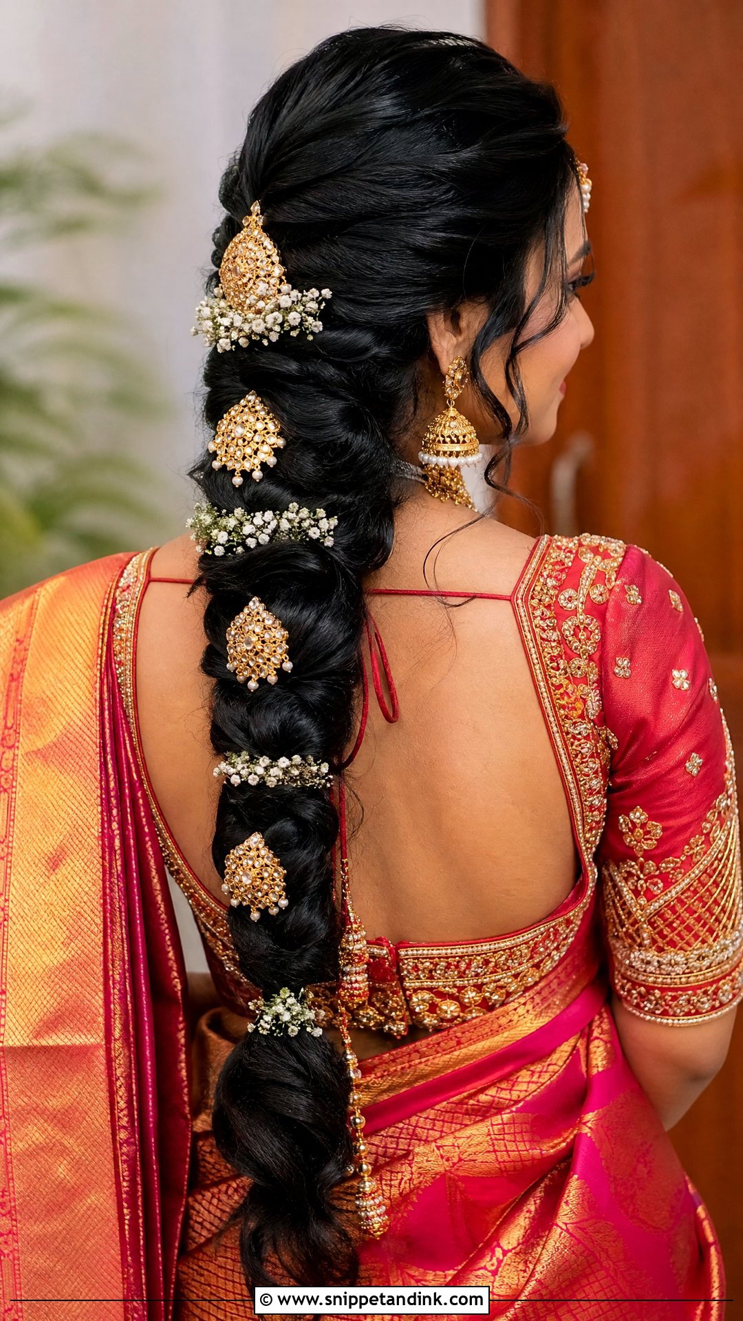 Indian Bridal Braid - Snippet and Ink - 15 Asian Hair Wedding Hairstyles