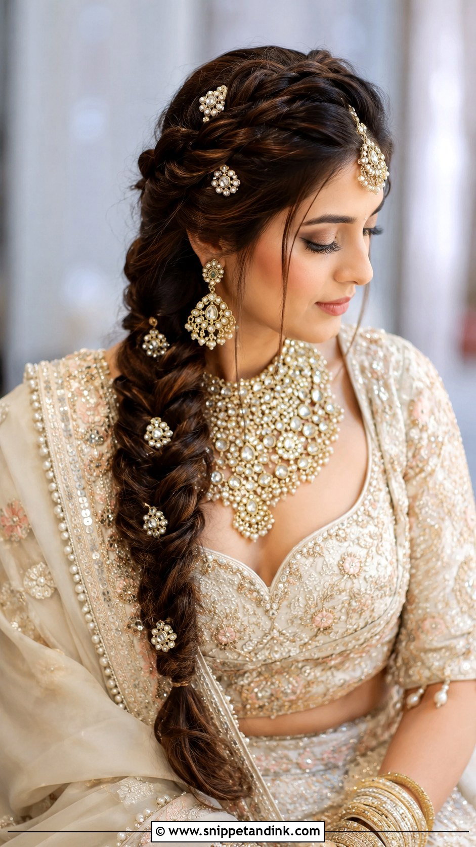 Indian Bridal Crown Braid - Snippet and Ink - 20 Indian Bridal Braided Hairstyles