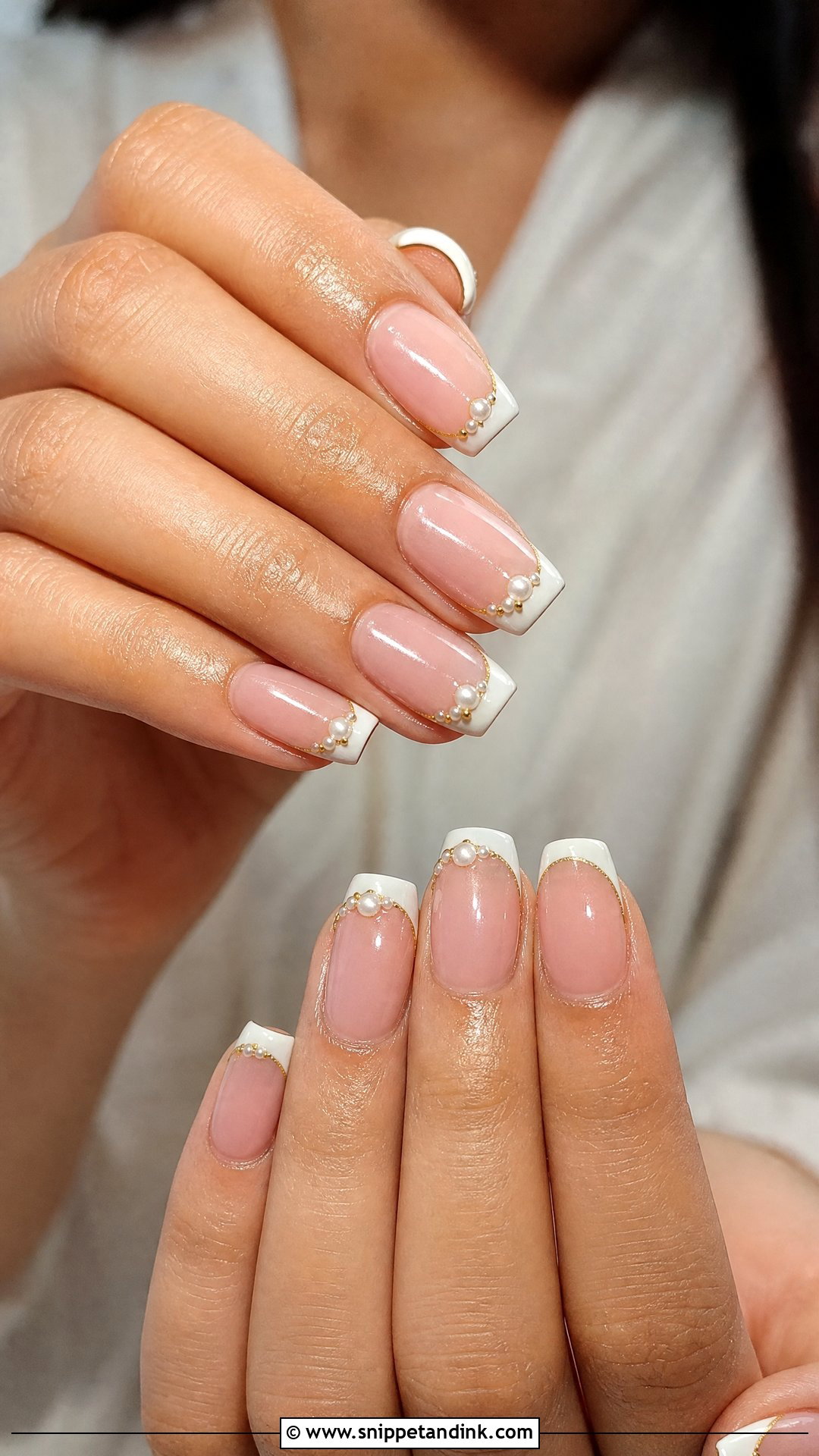 Indian Bridal French Tip Nails - Snippet and Ink - 25 Indian Bridal Nails Designs Brides