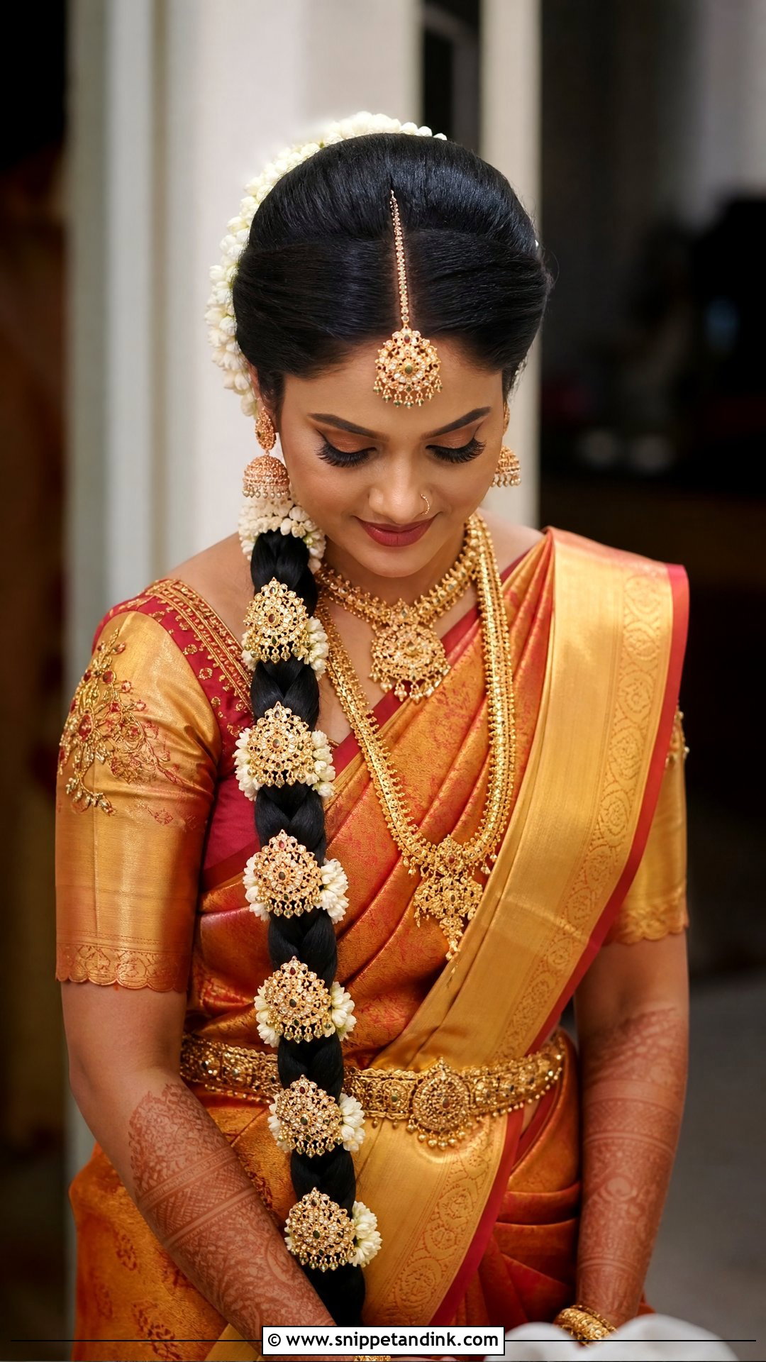Indian Bridal Front Jada Hairstyle - Snippet and Ink - 15 Bride Front Hairstyles Indian Wedding