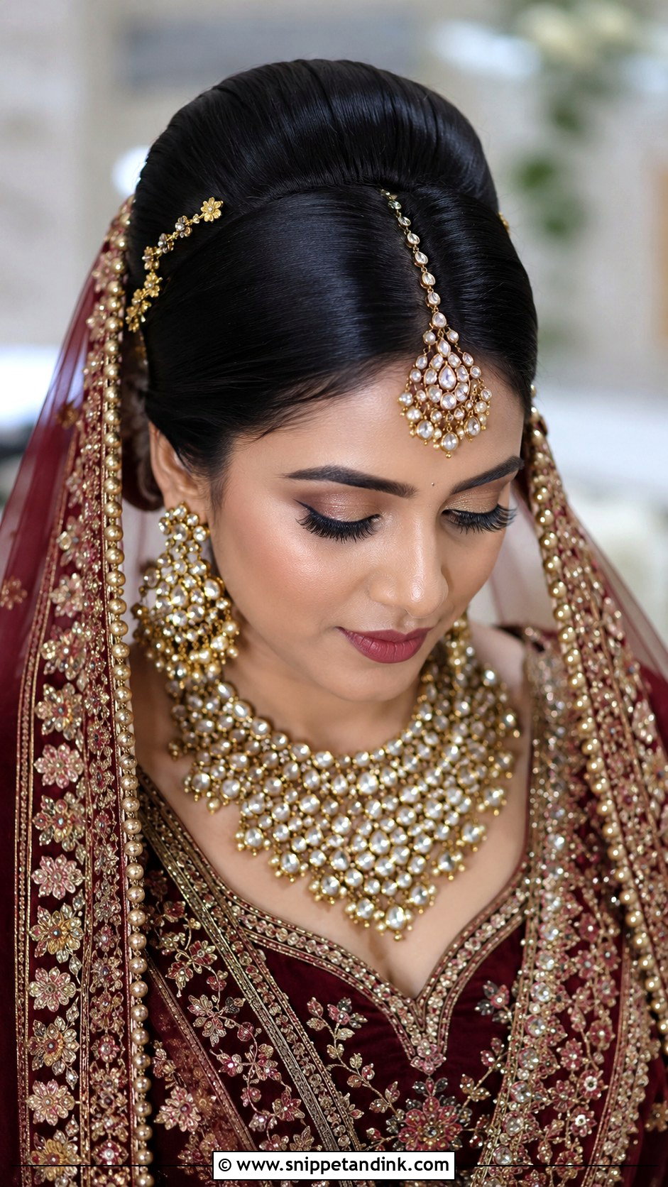 Indian Bridal Juda Hairstyle - Snippet and Ink - 15 Indian Marriage Hairstyles