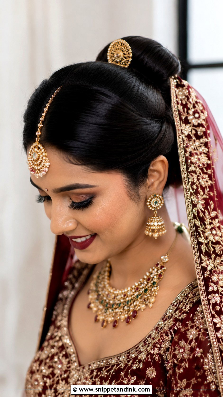 Indian Bridal Juda Hairstyle - Snippet and Ink - 15 Indian Bride Hairstyles
