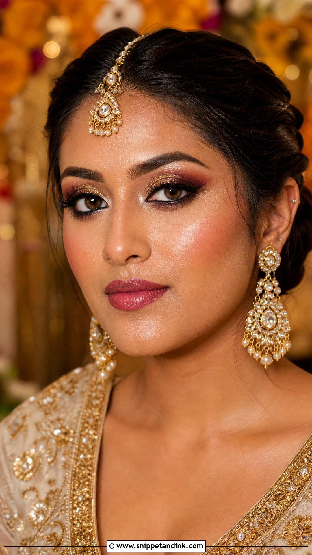 Indian Bridal Makeup - Snippet and Ink - 20 Heavy Wedding Makeup Look Ideas