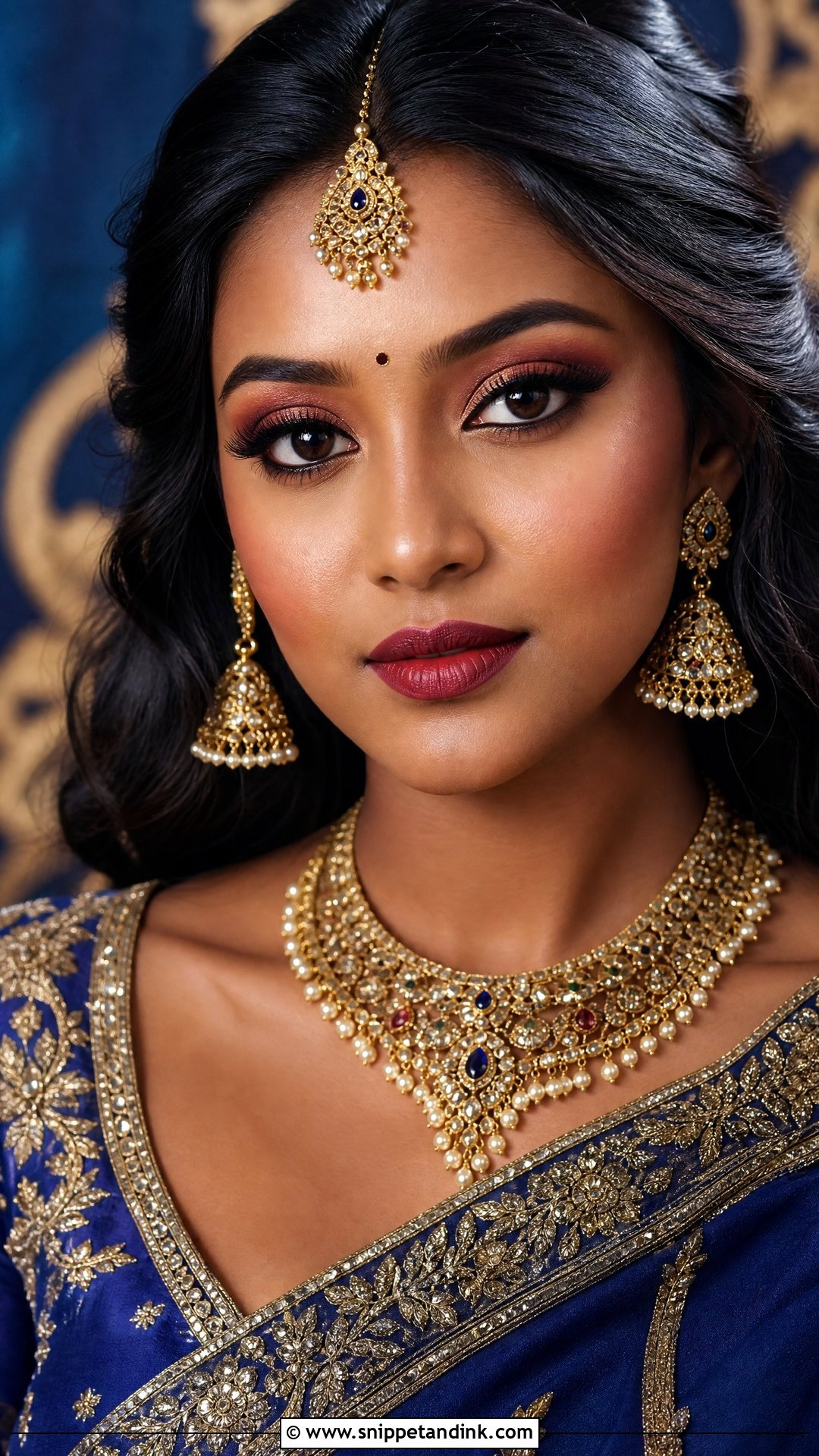 Indian Bridal Makeup For Deep Skin - Snippet and Ink - 20 Indian Bride Makeup Bridal Looks