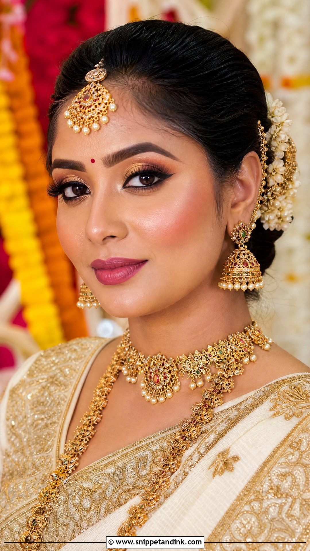 Indian Bridal Makeup For Round Face - Snippet and Ink - 20 Bridal Makeup for Round Face Ideas