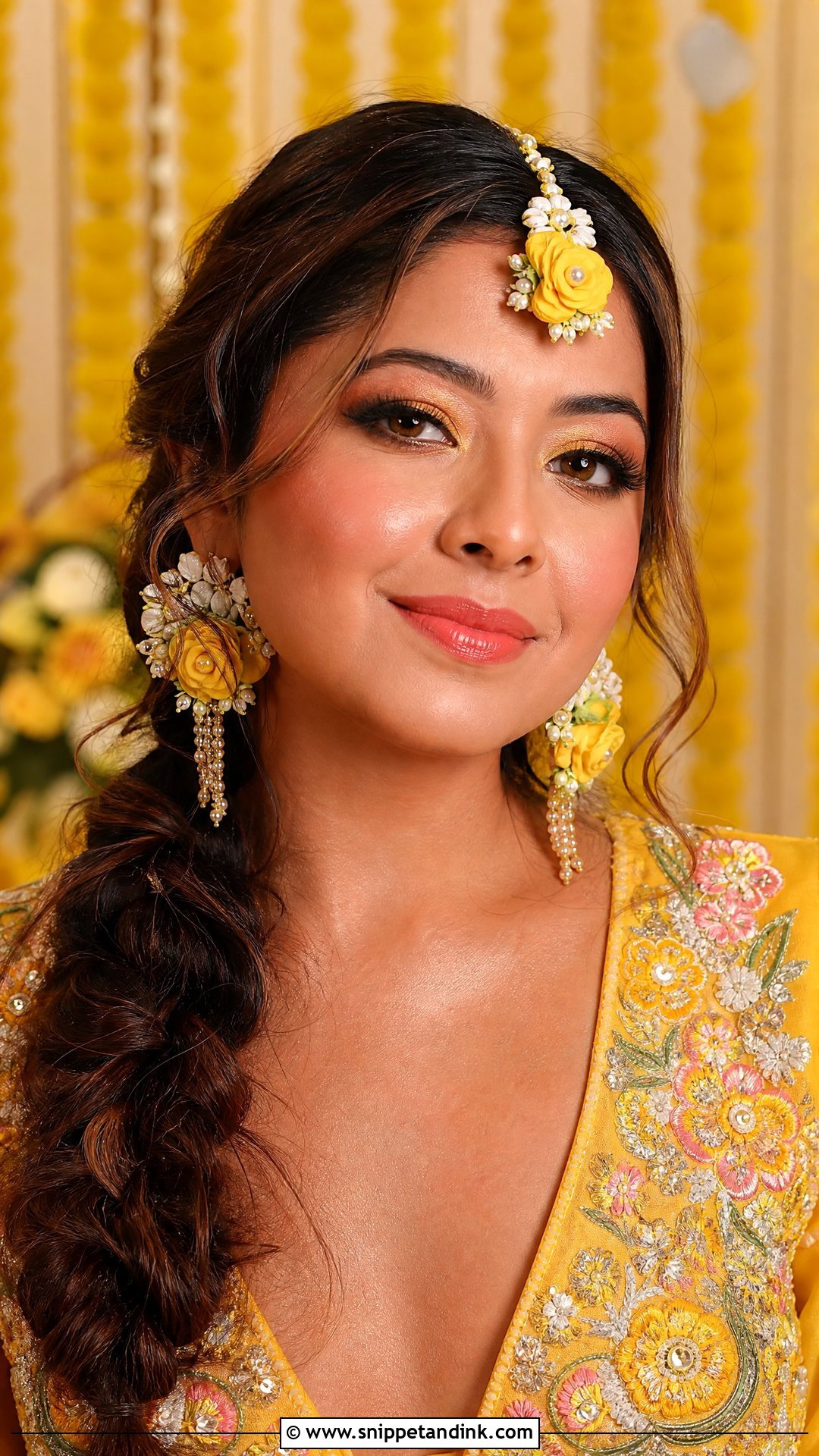 Indian Bridal Makeup With Haldi Look - Snippet and Ink - 25 Indian Wedding Makeup Bridal Looks