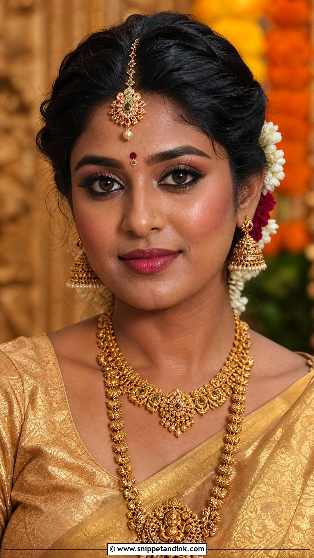 Indian Bridal Makeup With Kohl Eyes - Snippet and Ink - 20 Indian Wedding Makeup Bridal Looks Brown Skin