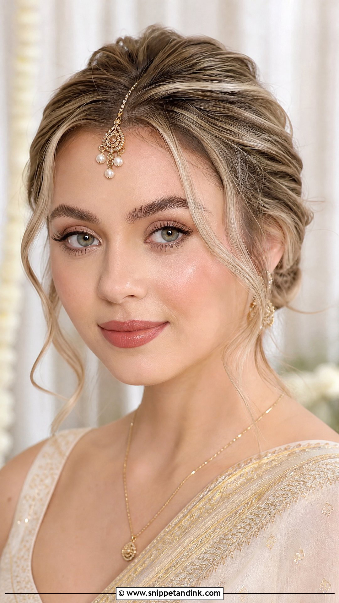 Indian Bridal Makeup With Natural Look - Snippet and Ink - 25 Indian Wedding Makeup Bridal Looks