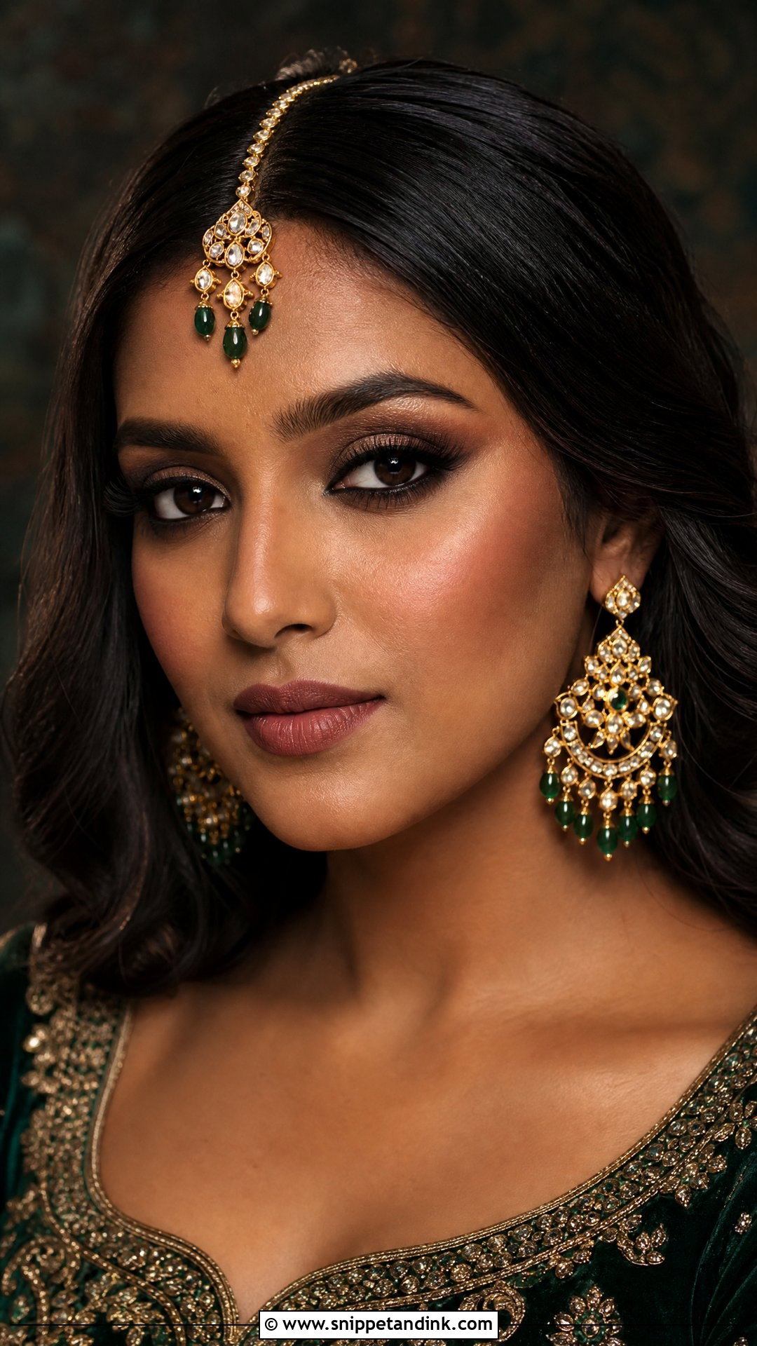 Indian Bridal Makeup With Smokey Eyes - Snippet and Ink - 20 Indian Bride Makeup Bridal Looks