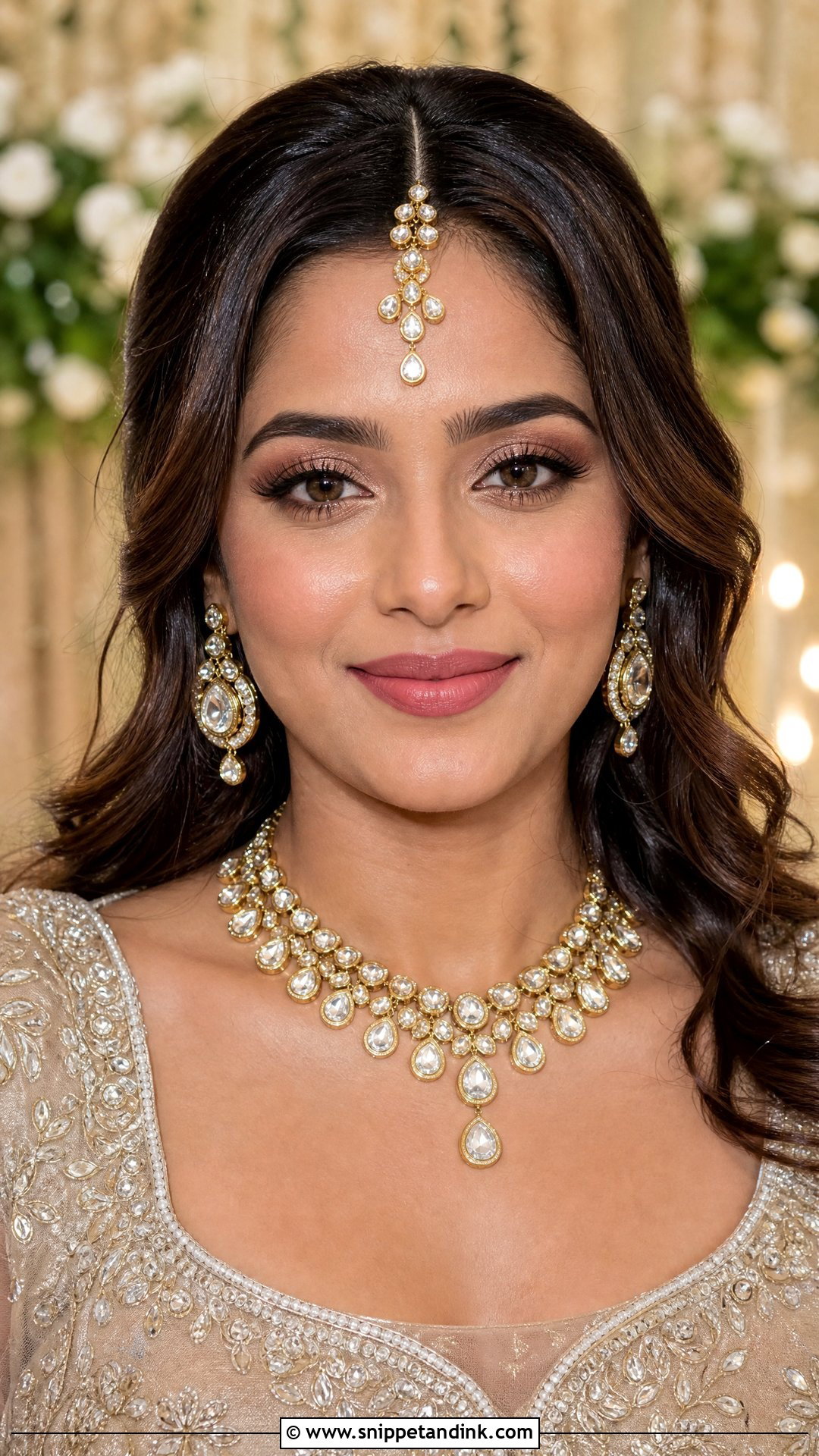 Indian Bridal Makeup With Soft Glam - Snippet and Ink - 20 Indian Wedding Makeup Bridal Looks Brown Skin