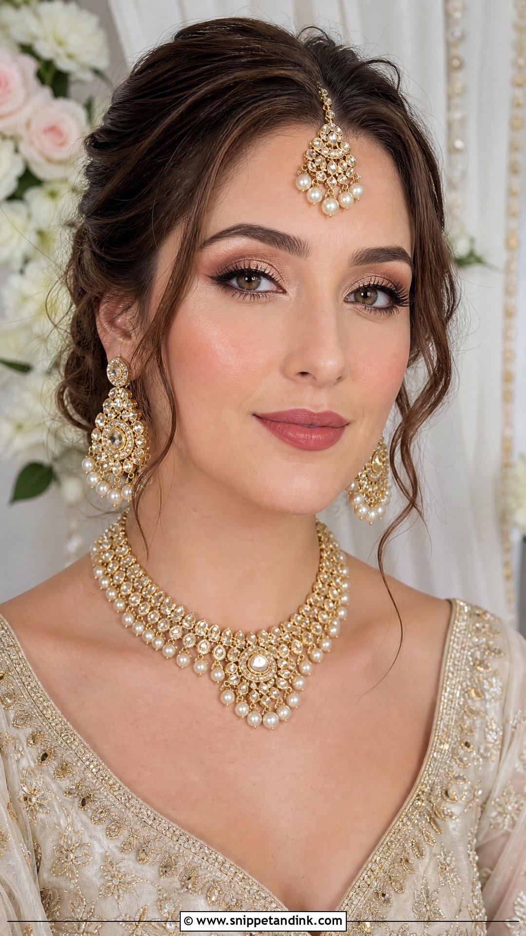 Indian Bridal Makeup With Soft Glam - Snippet and Ink - 25 Indian Wedding Makeup Bridal Looks