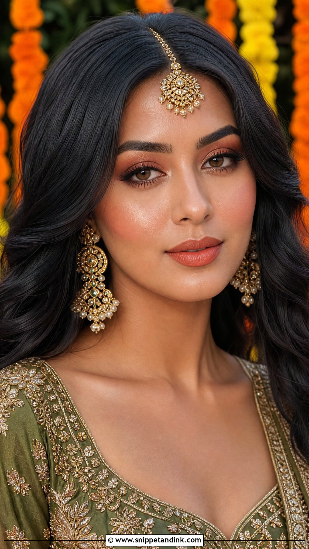 Indian Bridal Makeup With Terracotta Tones - Snippet and Ink - 20 Indian Wedding Makeup Bridal Looks Brown Skin