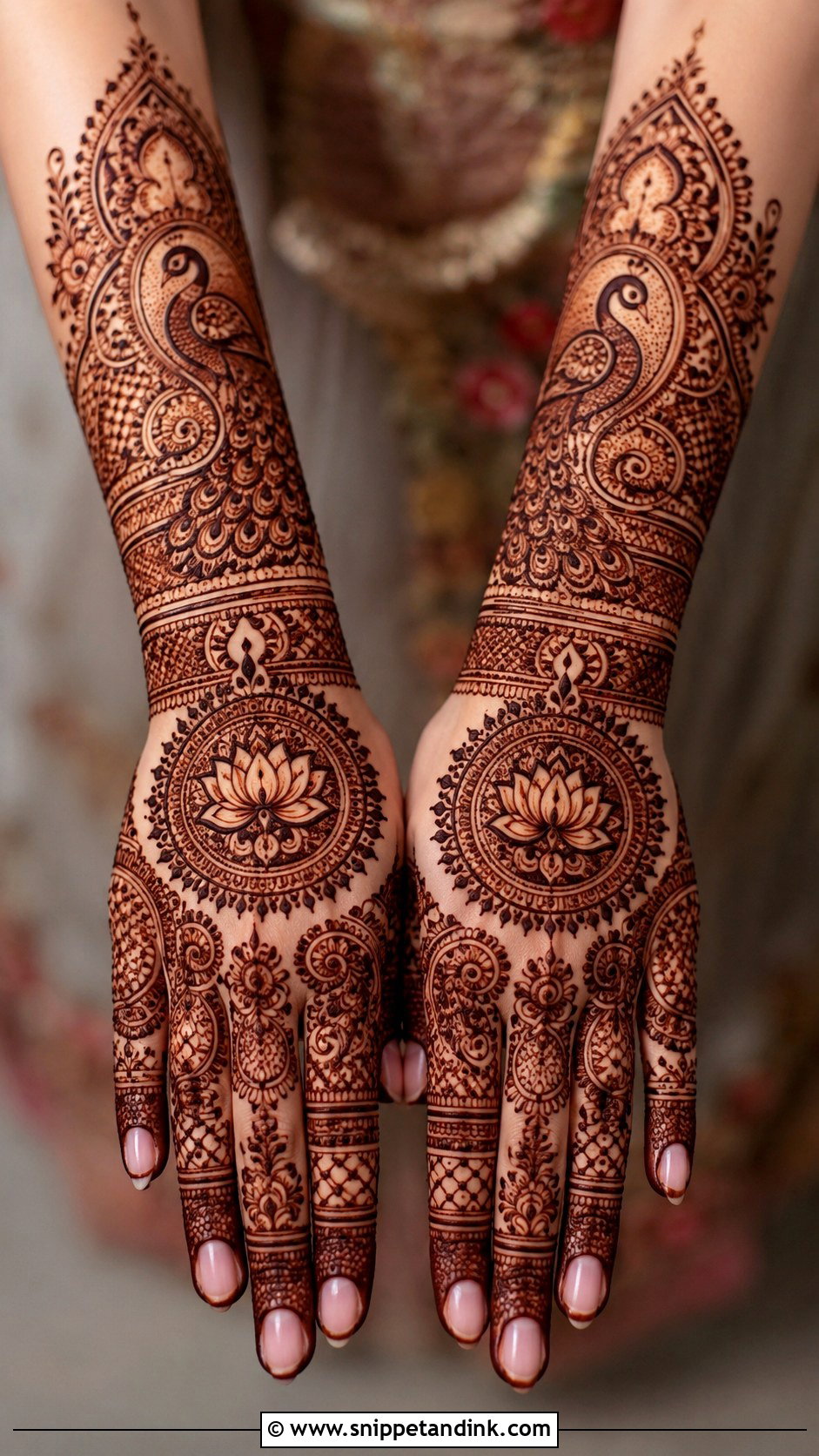 Indian Bridal Mehndi Back Hand - Snippet and Ink - 30 Bridal Mehndi Designs Back Hands Brides