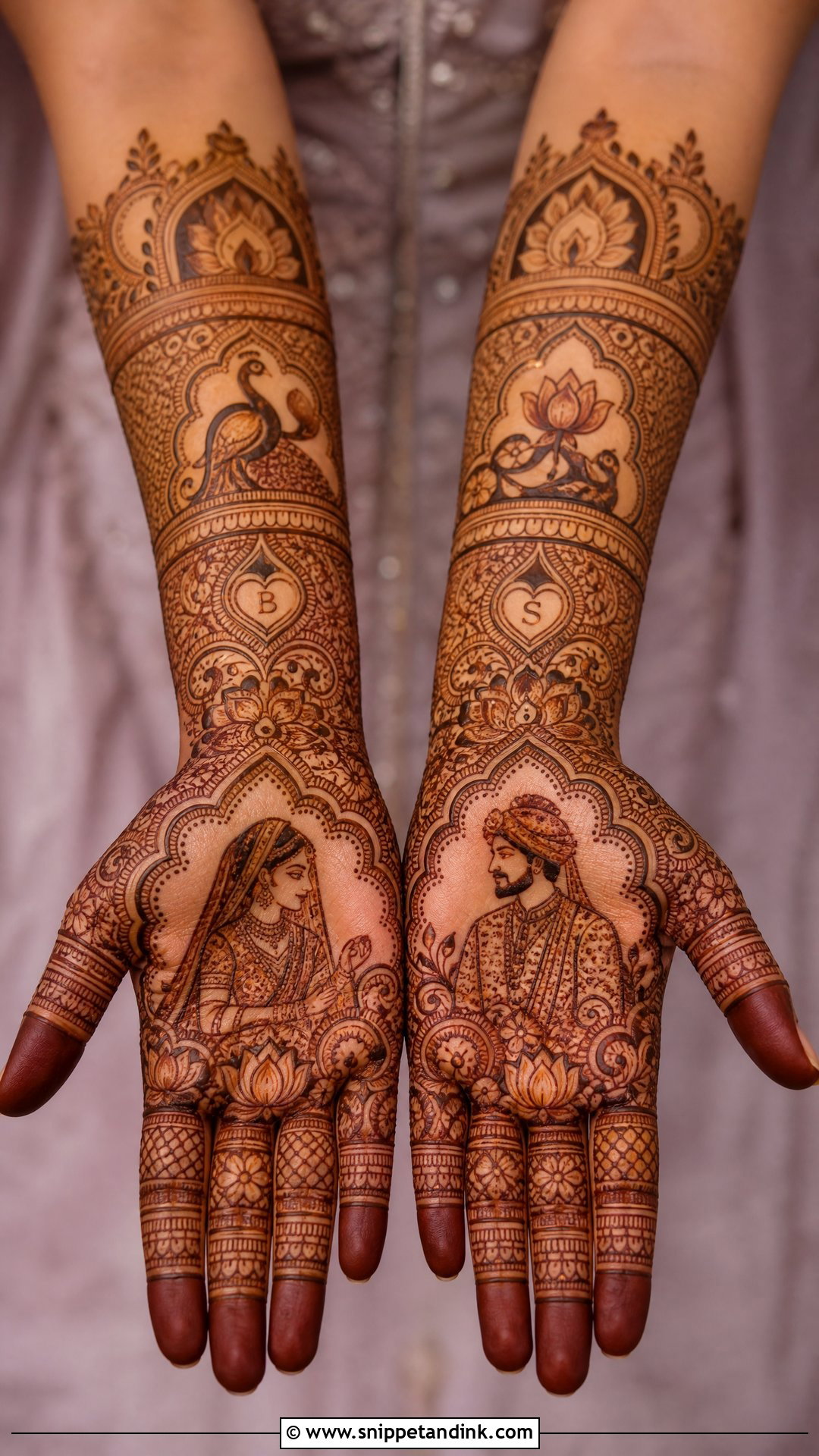 Indian Bridal Mehndi Design - Snippet and Ink - 20 Bridal Henna (Mehndi) Design Ideas