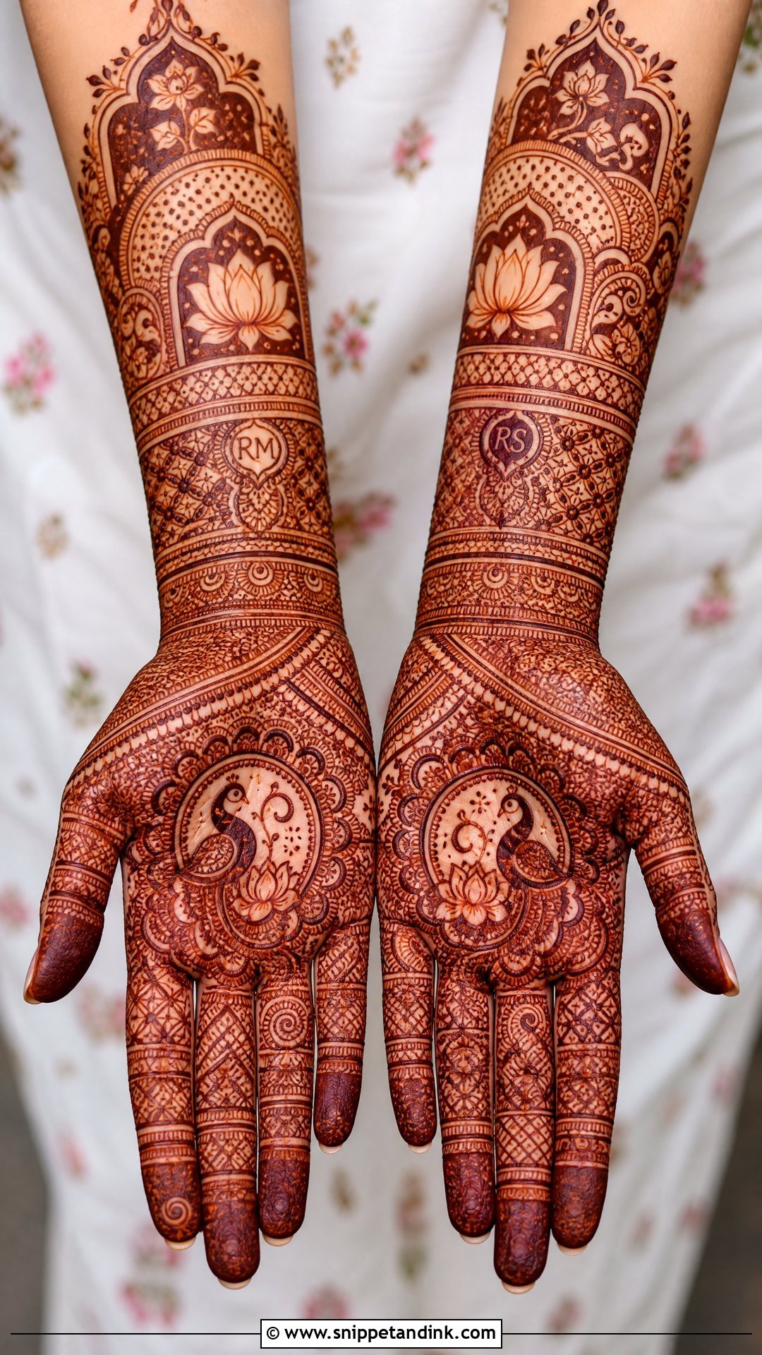 Indian Bridal Mehndi Design - Snippet and Ink - 25 Dulhan Bridal Henna Mehndi Designs