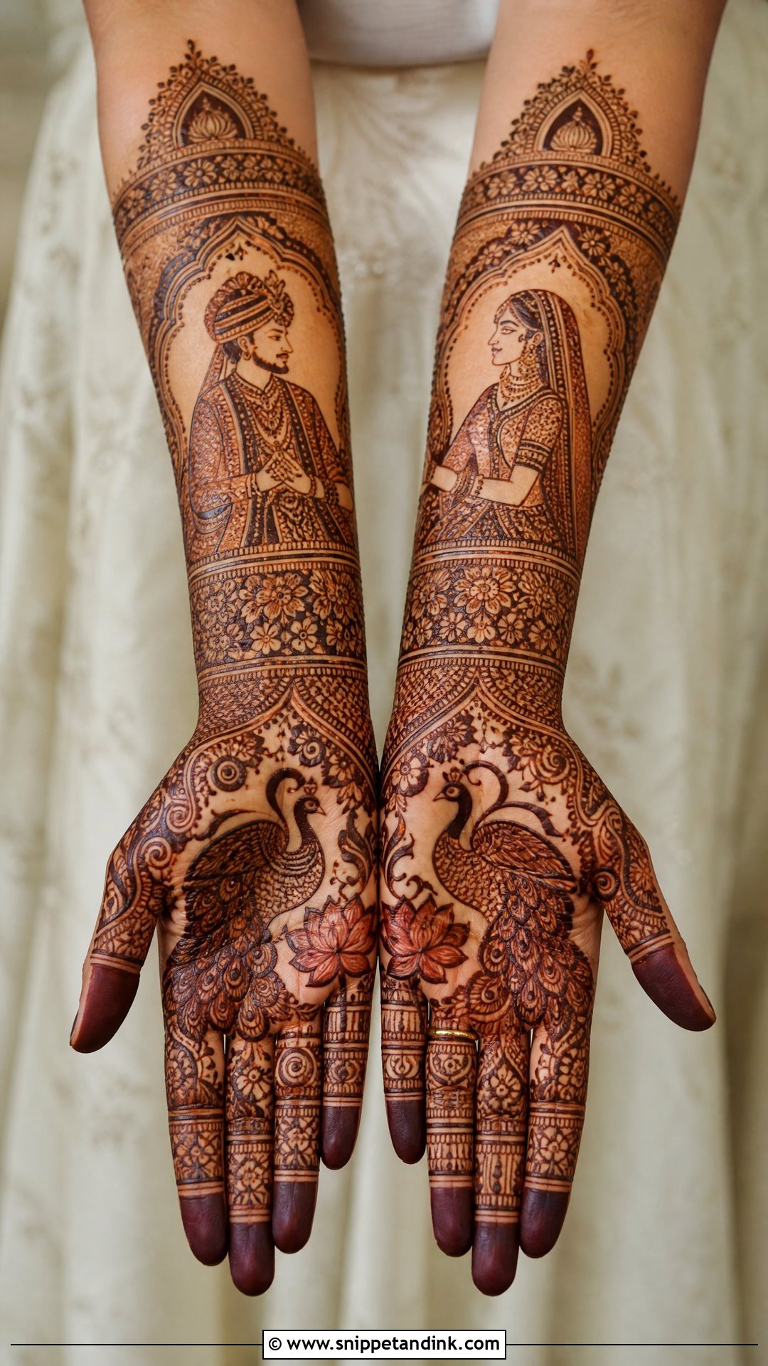 Indian Bridal Mehndi Design - Snippet and Ink - 20 Bridal Mehndi Art Designs
