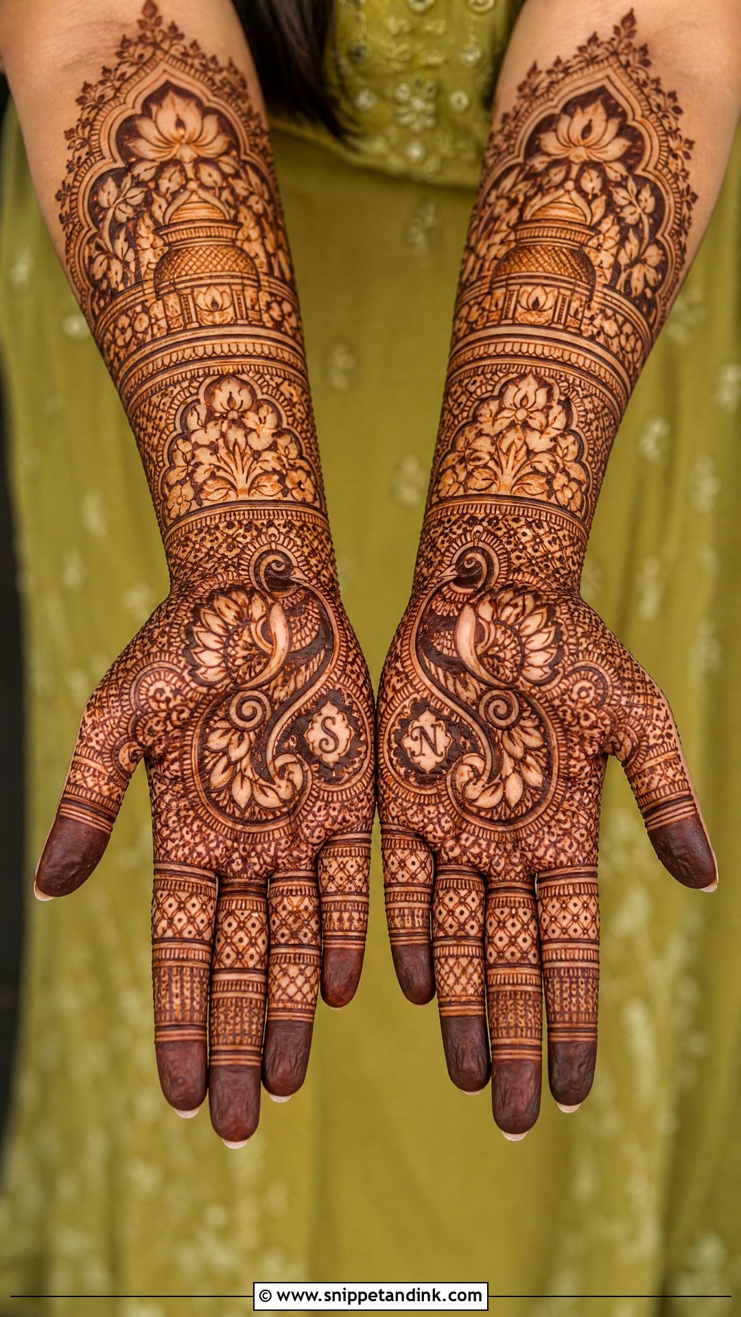 Indian Bridal Mehndi Design - Snippet and Ink - 30 Bride Mehndi Designs