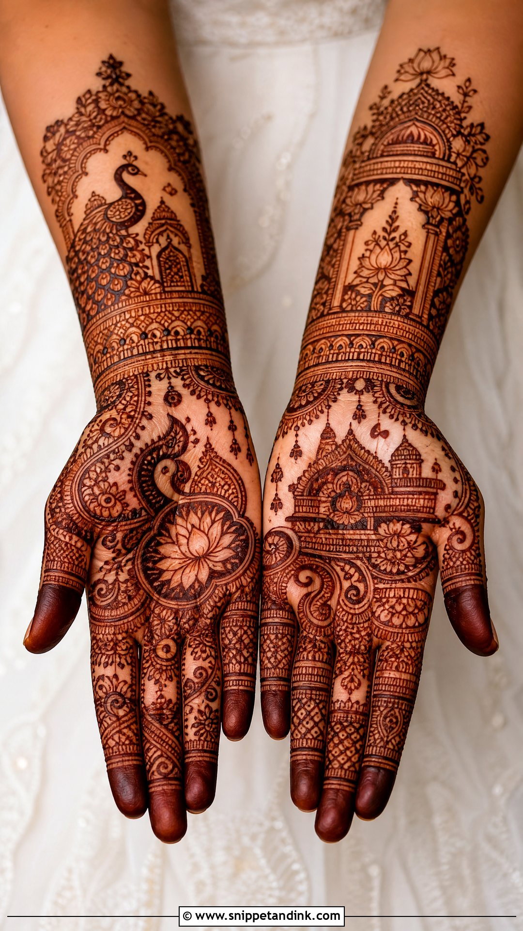 Indian Bridal Mehndi Design - Snippet and Ink - 30 Mehndi Designs for Bride