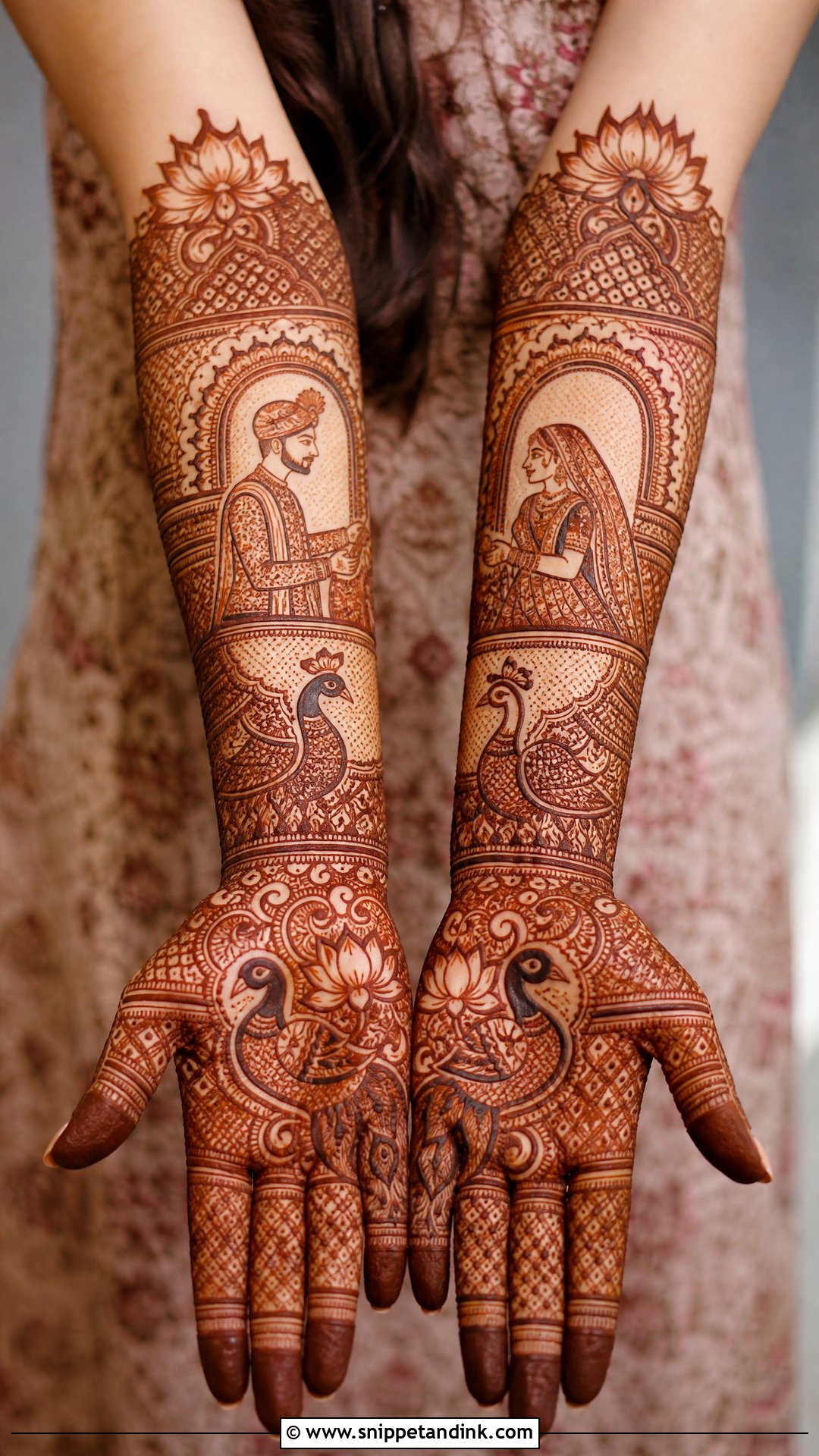 Indian Bridal Mehndi Design - Snippet and Ink - 35 Mehndi Design Ideas