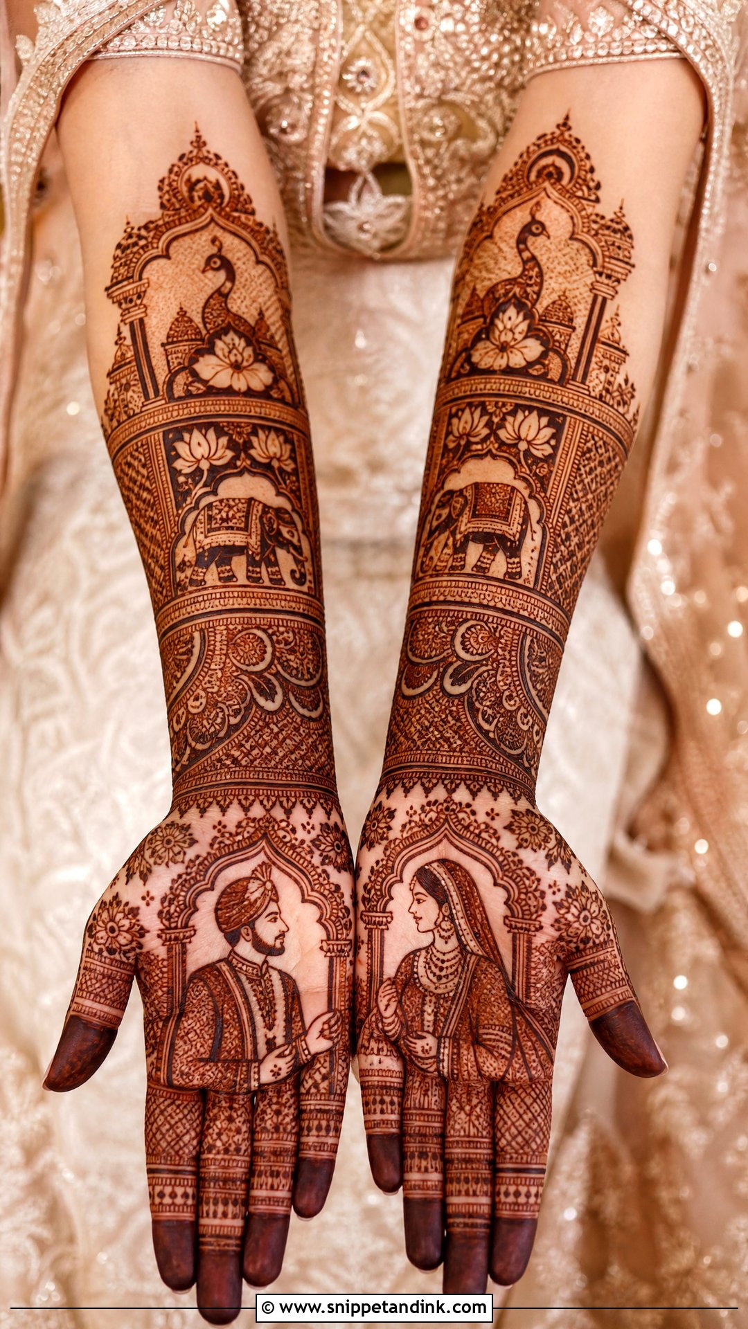Indian Bridal Mehndi Design - Snippet and Ink - 20 Bridal Mehndi Designs Brides