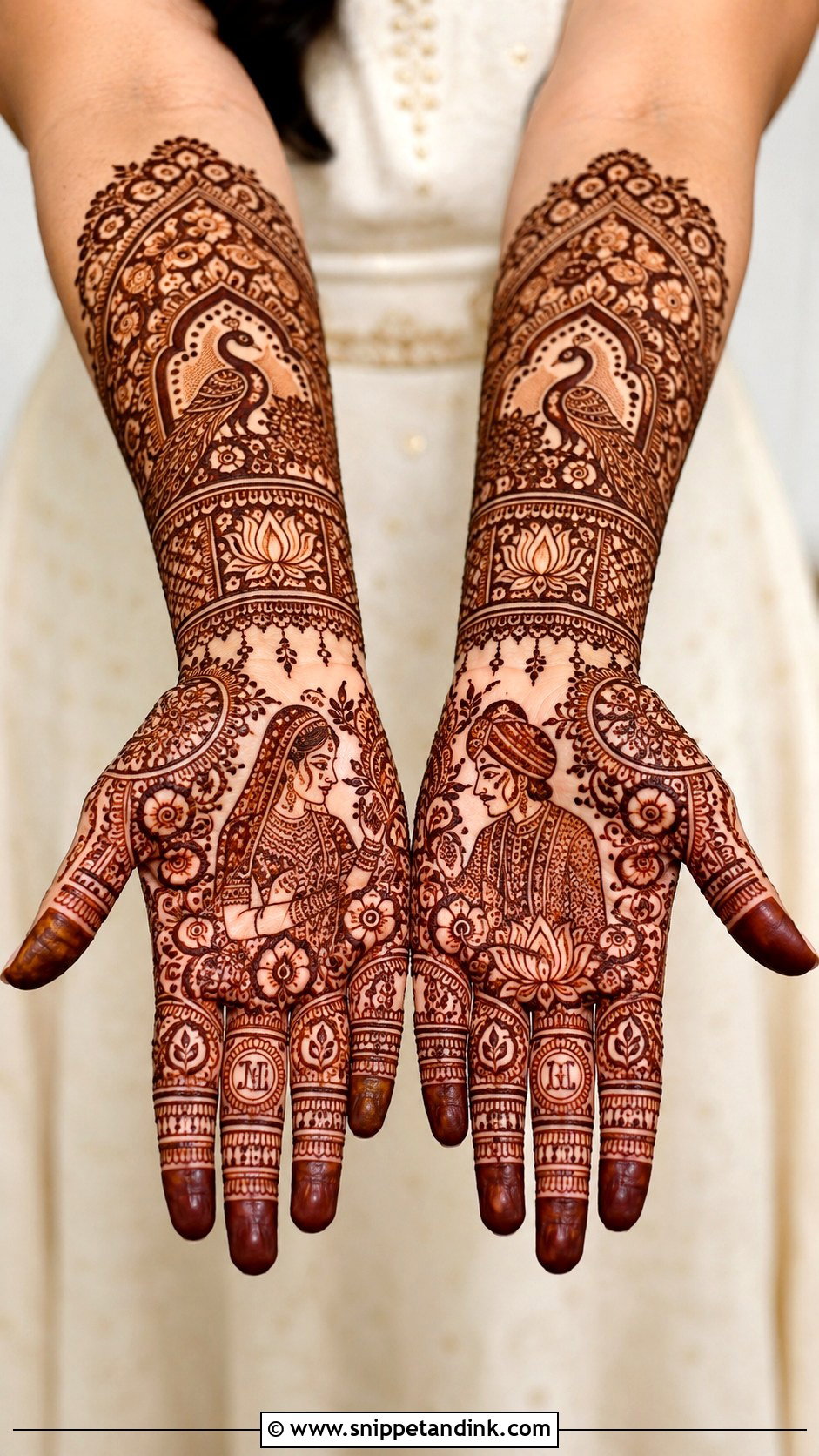 Indian Bridal Mehndi Design - Snippet and Ink - 35 Wedding Mehndi Designs