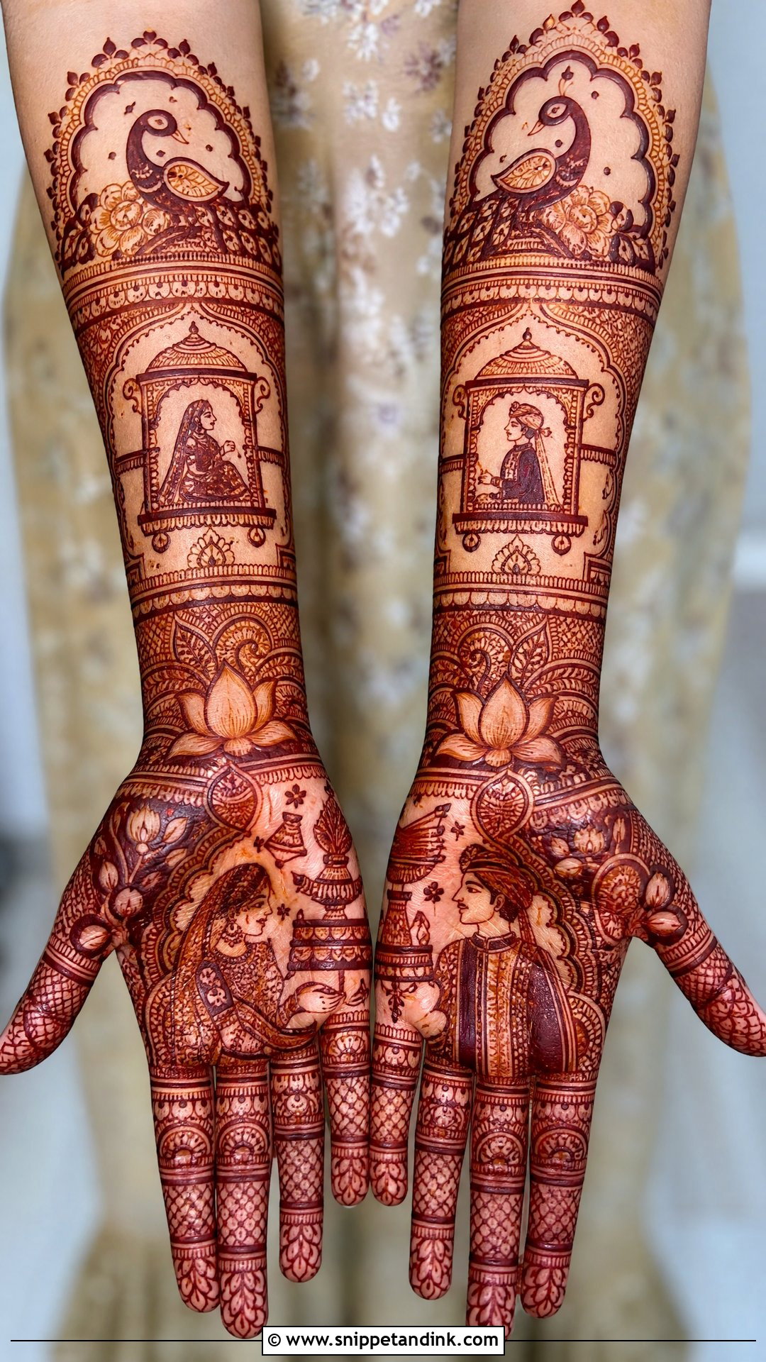 Indian Bridal Mehndi Design - Snippet and Ink - 20 Bridal Mehndi Latest Design Ideas