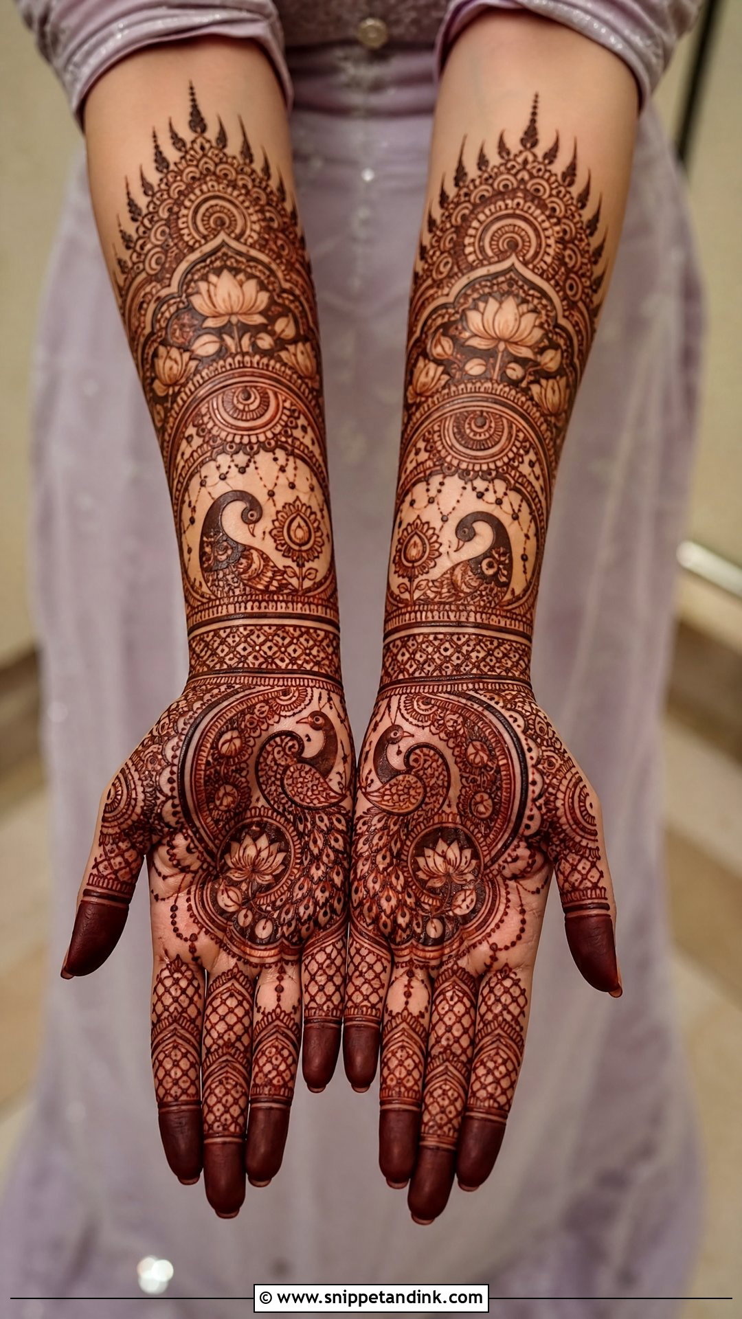 Indian Bridal Mehndi Design - Snippet and Ink - 20 Mehndi Design for Bridal Ideas
