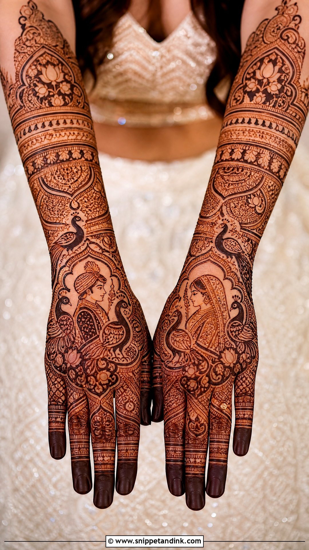 Indian Bridal Mehndi Design Back Hand - Snippet and Ink - 20 Bridal Mehndi Designs for Back Hand