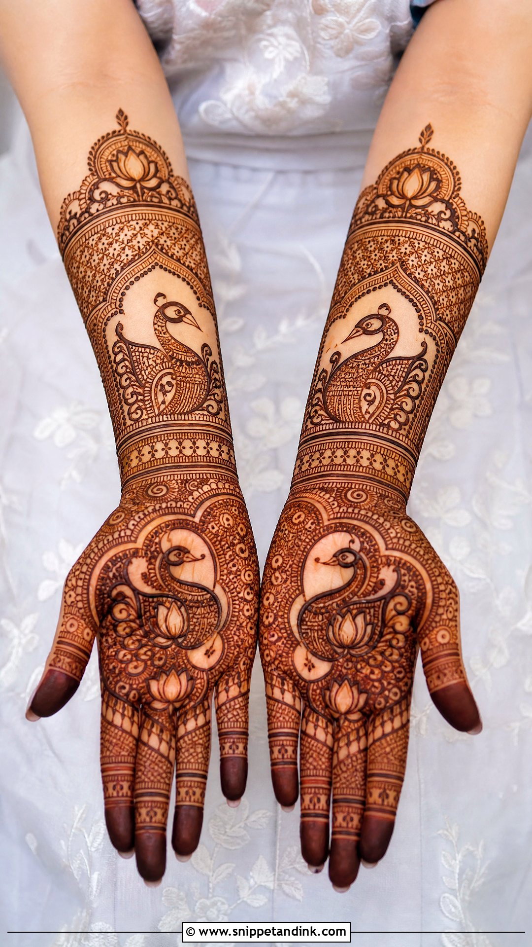 Indian Bridal Mehndi Design Front Hand - Snippet and Ink - 20 Bridal Mehndi Designs Front Hands Brides