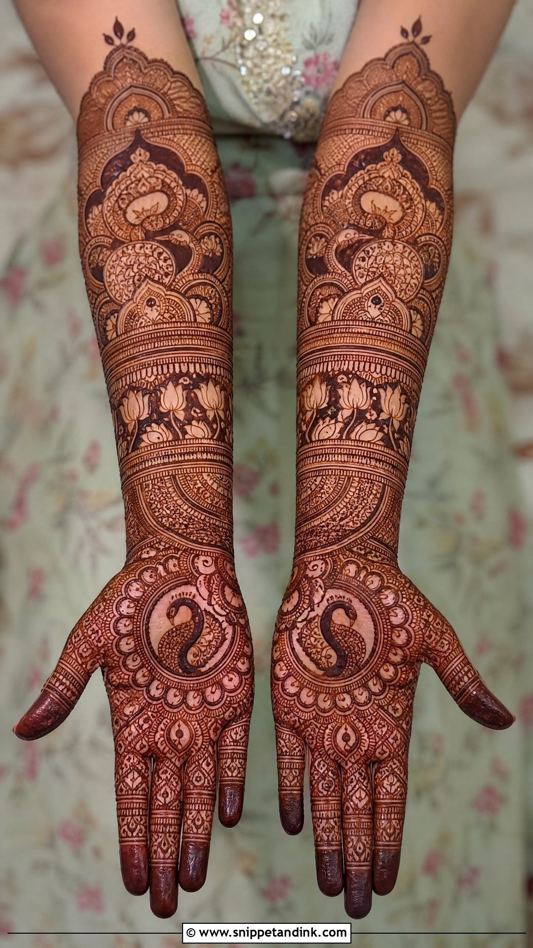 Indian Bridal Mehndi Design Full Hand - Snippet and Ink - 20 Bridal Dulhan Mehndi Designs