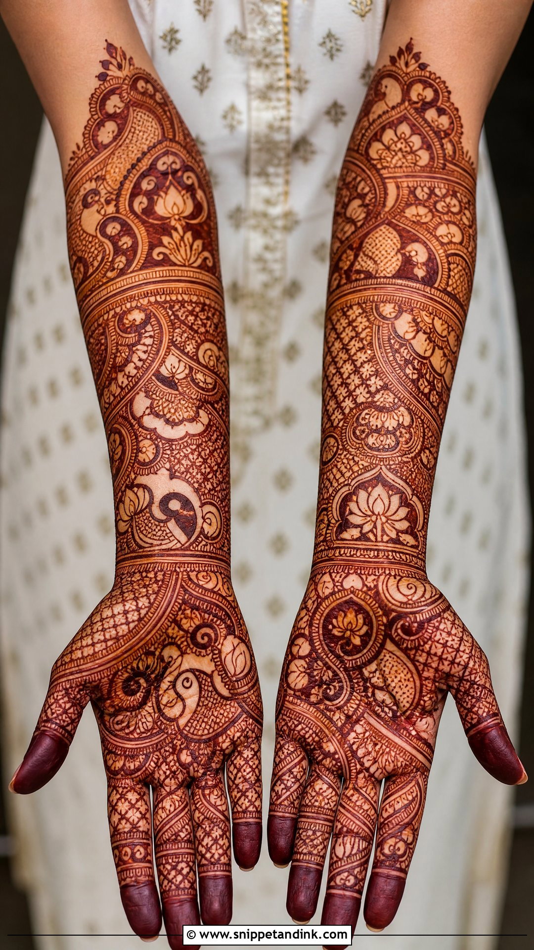 Indian Bridal Mehndi Full Hands - Snippet and Ink - 20 Bridal Mehndi Designs Full Hands