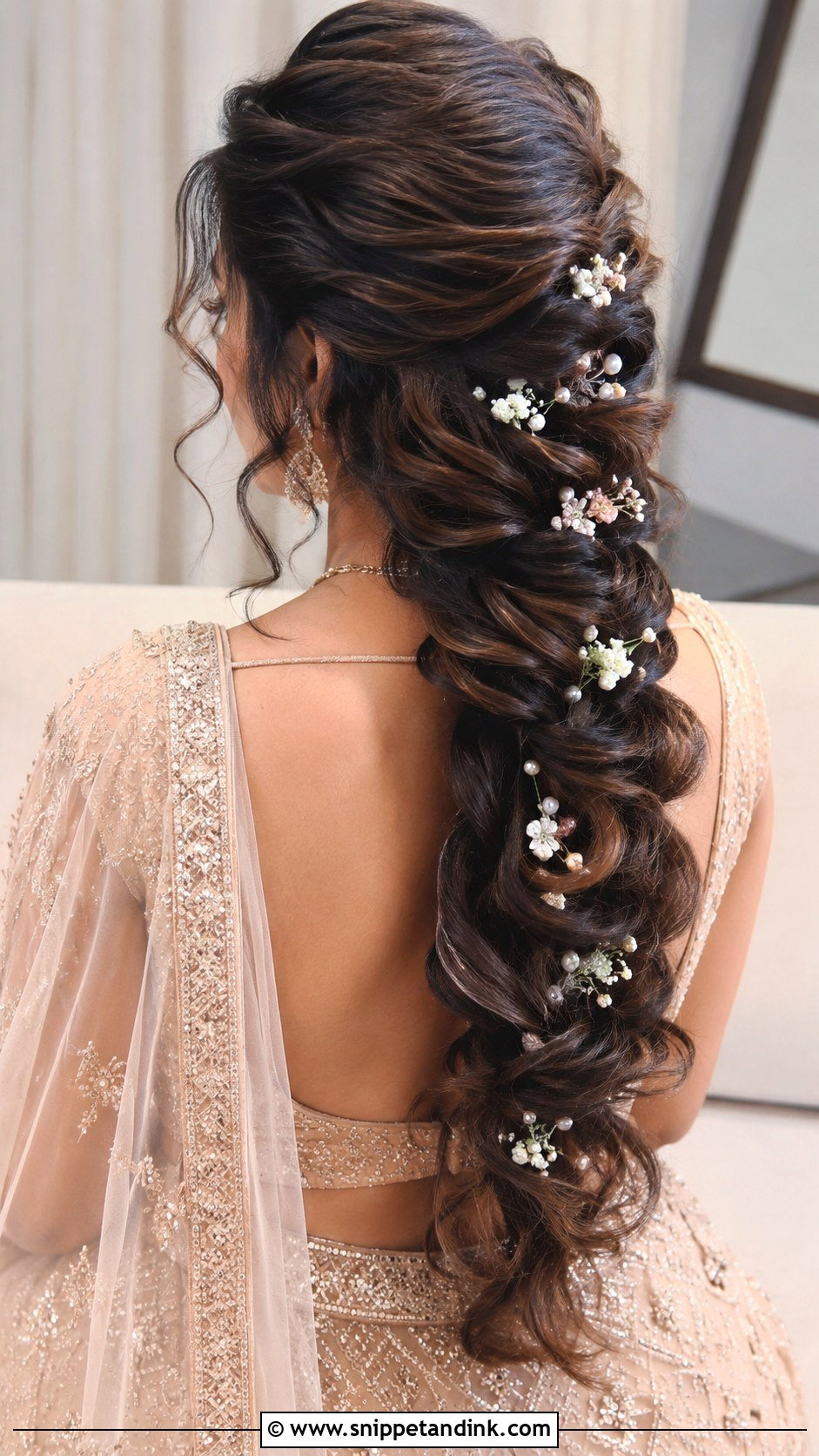 Indian Bridal Mermaid Braid - Snippet and Ink - 20 Indian Bridal Braided Hairstyles