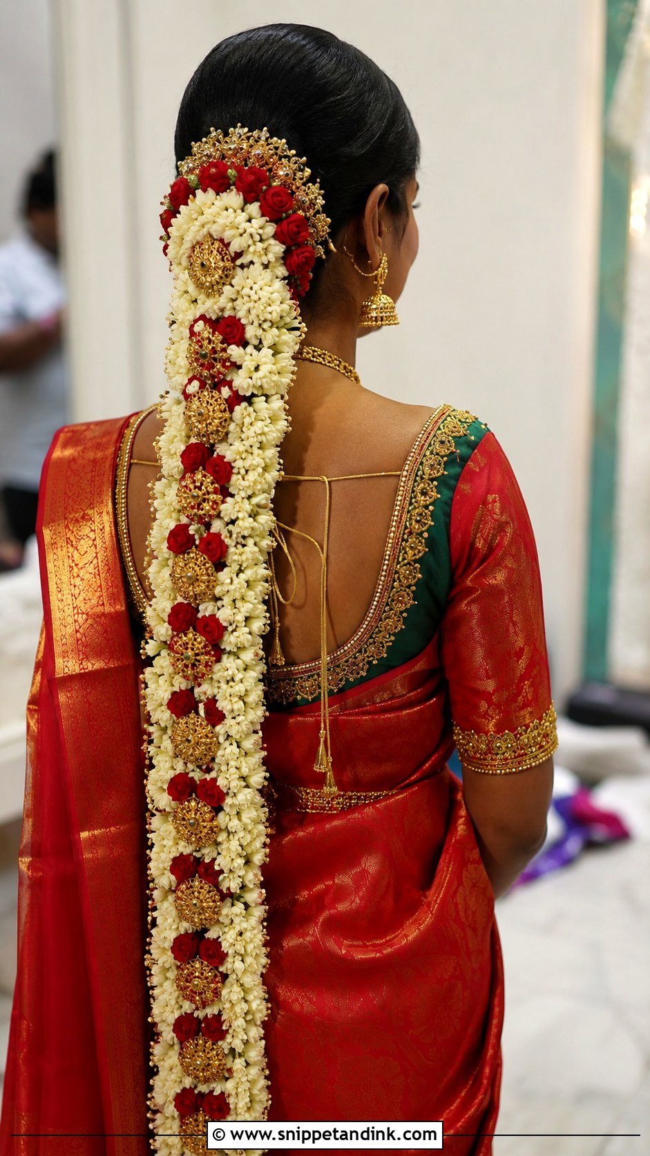Indian Bridal Poola Jada - Snippet and Ink - 15 Latest Indian Bridal Hairstyles