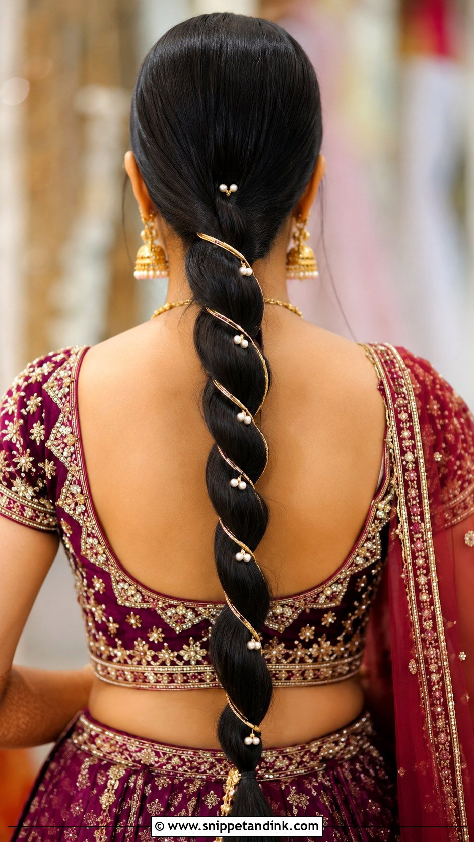 Indian Bridal Rope Braid - Snippet and Ink - 20 Indian Bridal Braided Hairstyles