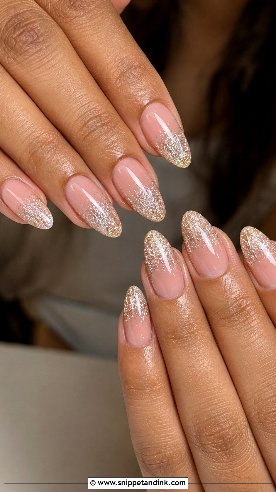 Indian Bridal Sangeet Glitter Nails - Snippet and Ink - 30 Indian Bridal Nails
