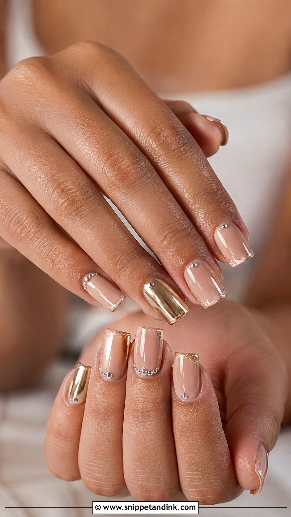 Indian Bridal Square Nails - Snippet and Ink - 30 Indian Bridal Nails