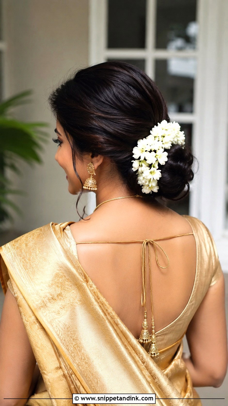 Indian Bun With Puff - Snippet and Ink - 20 Indian Hair Bun for Wedding Ideas