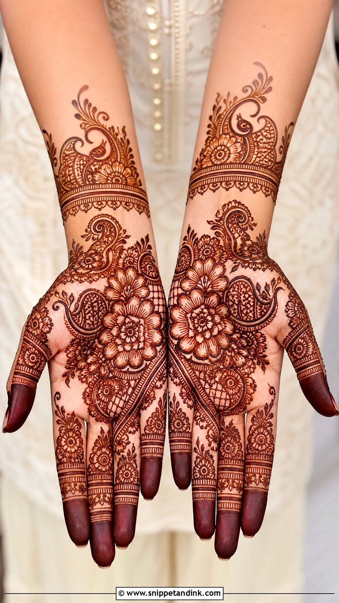 Indian Bunches Mehndi Design - Snippet and Ink - 25 Bunches Mehndi Design Ideas