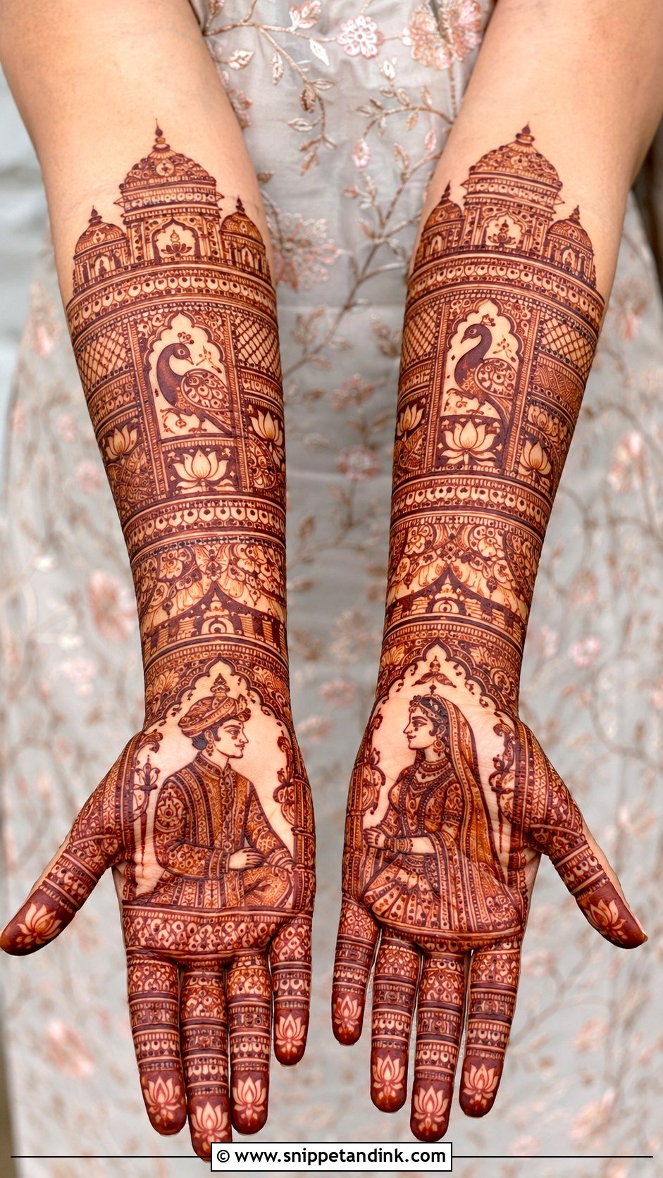 Indian Dulhan Mehndi Design - Snippet and Ink - 35 Dulhan Mehndi Designs