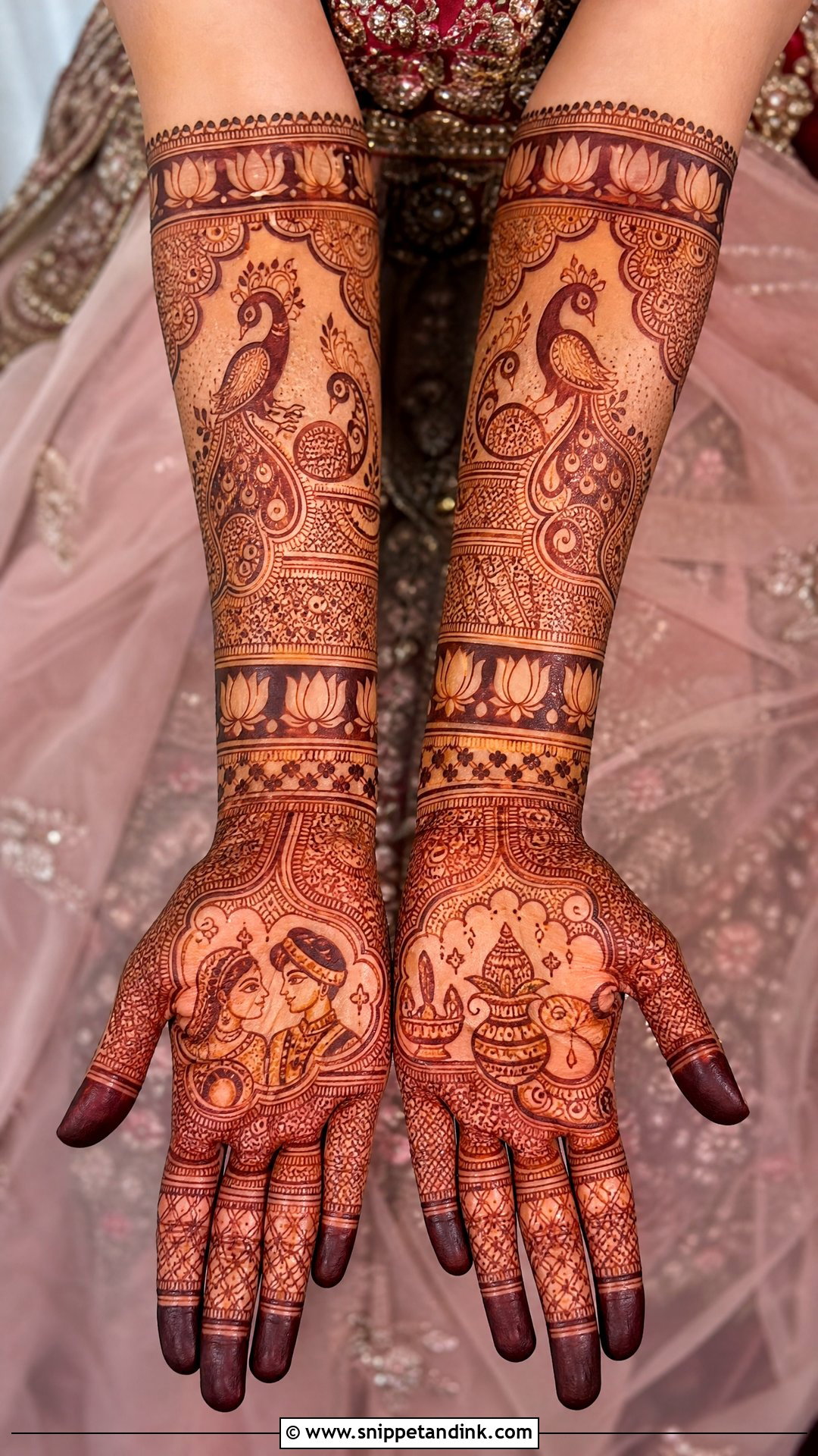 Indian Dulhan Mehndi Design - Snippet and Ink - 20 Mehndi Dulhan Design Ideas