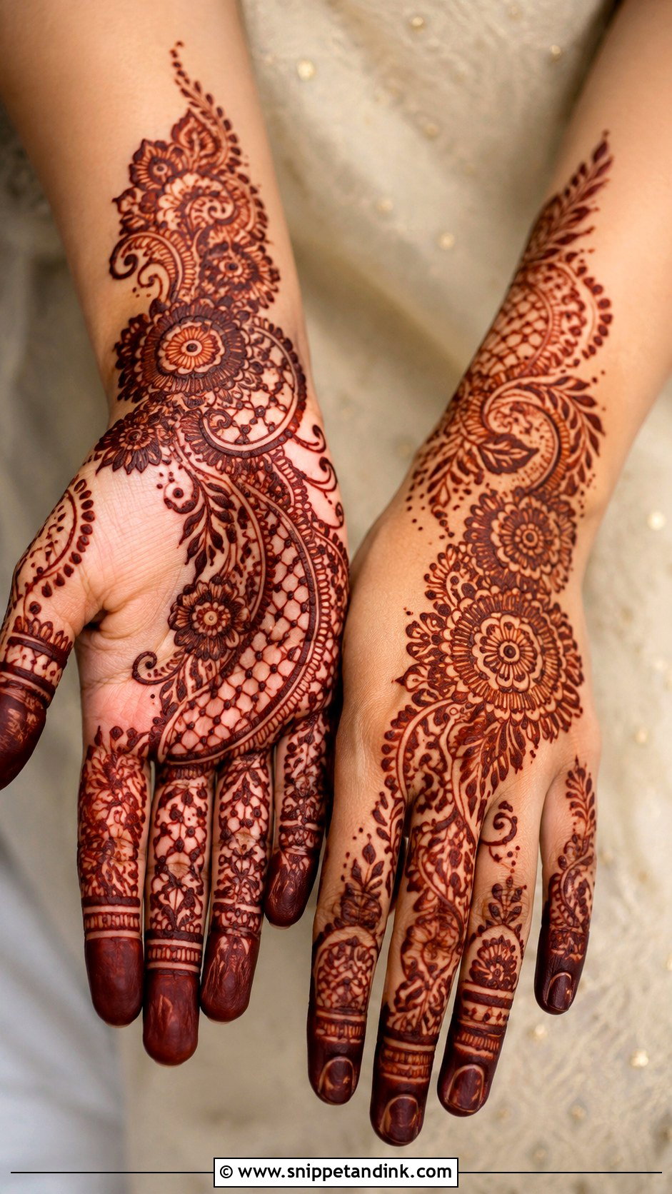 Indian Eid Mehndi Design - Snippet and Ink - 35 Indian Mehndi Designs