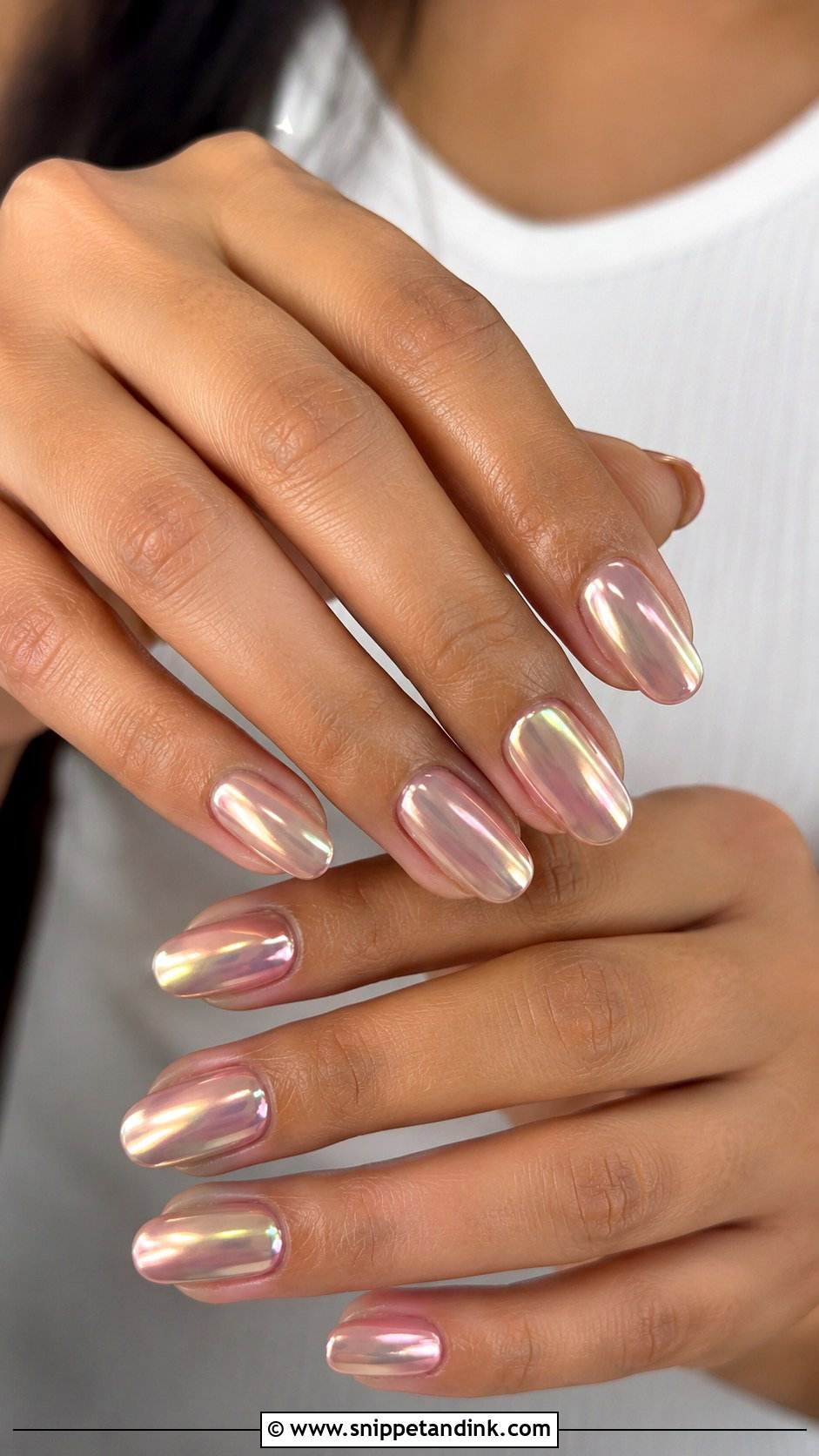 Indian Engagement Chrome Nails - Snippet and Ink - 20 Indian Engagement Nails